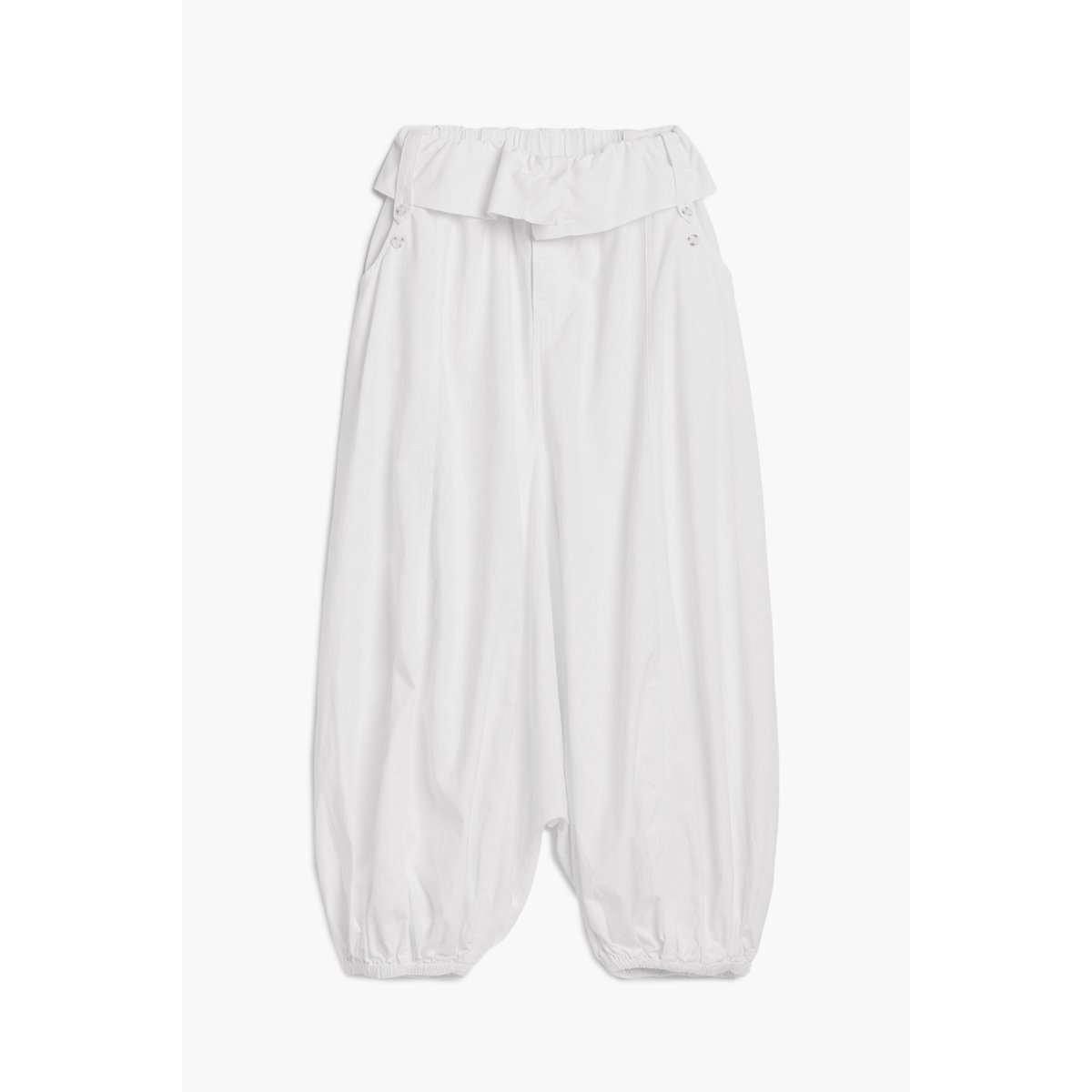 Pantalon ballon 100 % coton blanc, DESIGUAL