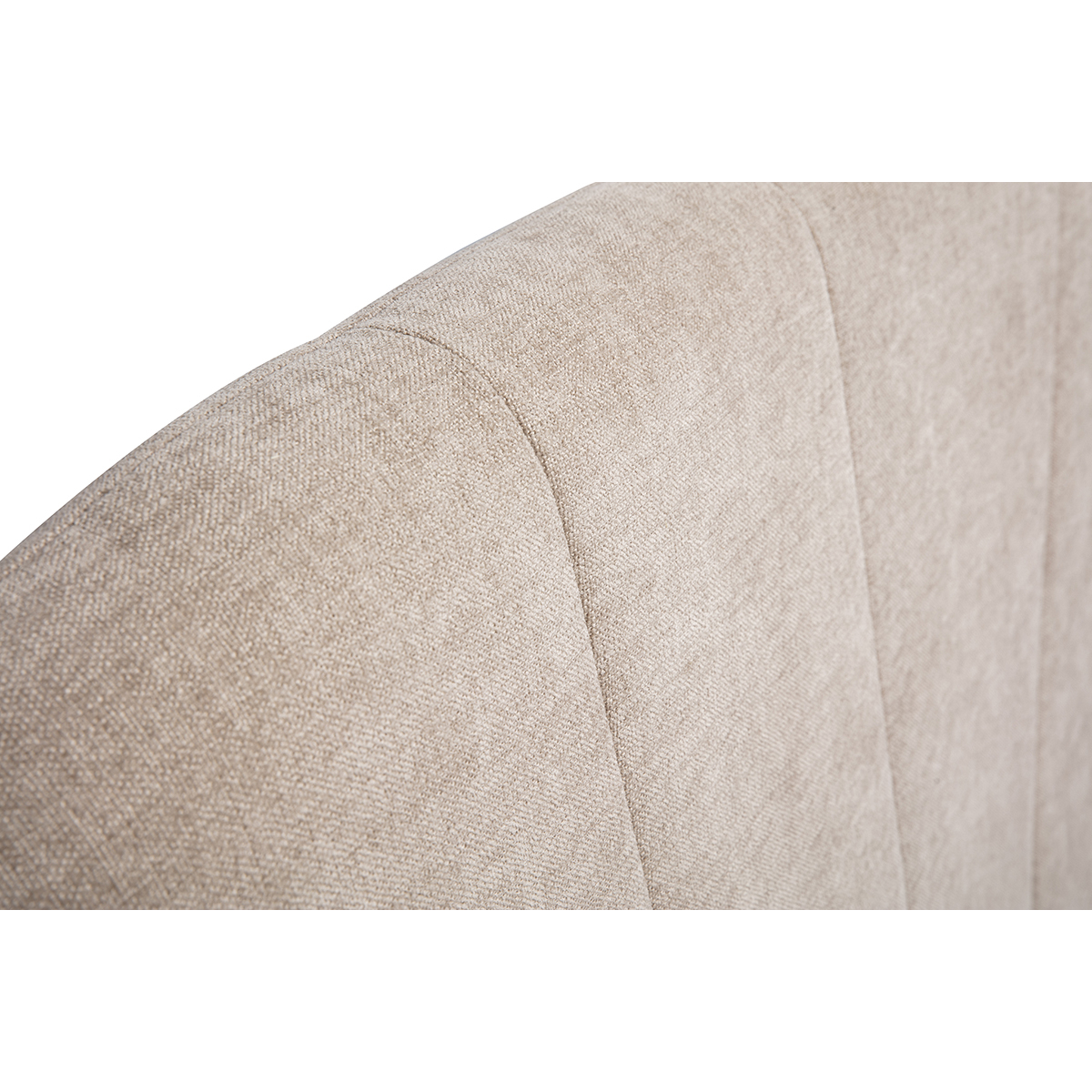 Tête de lit en tissu effet velours texturé beige L169 cm ALANIS beige, MILIBOO