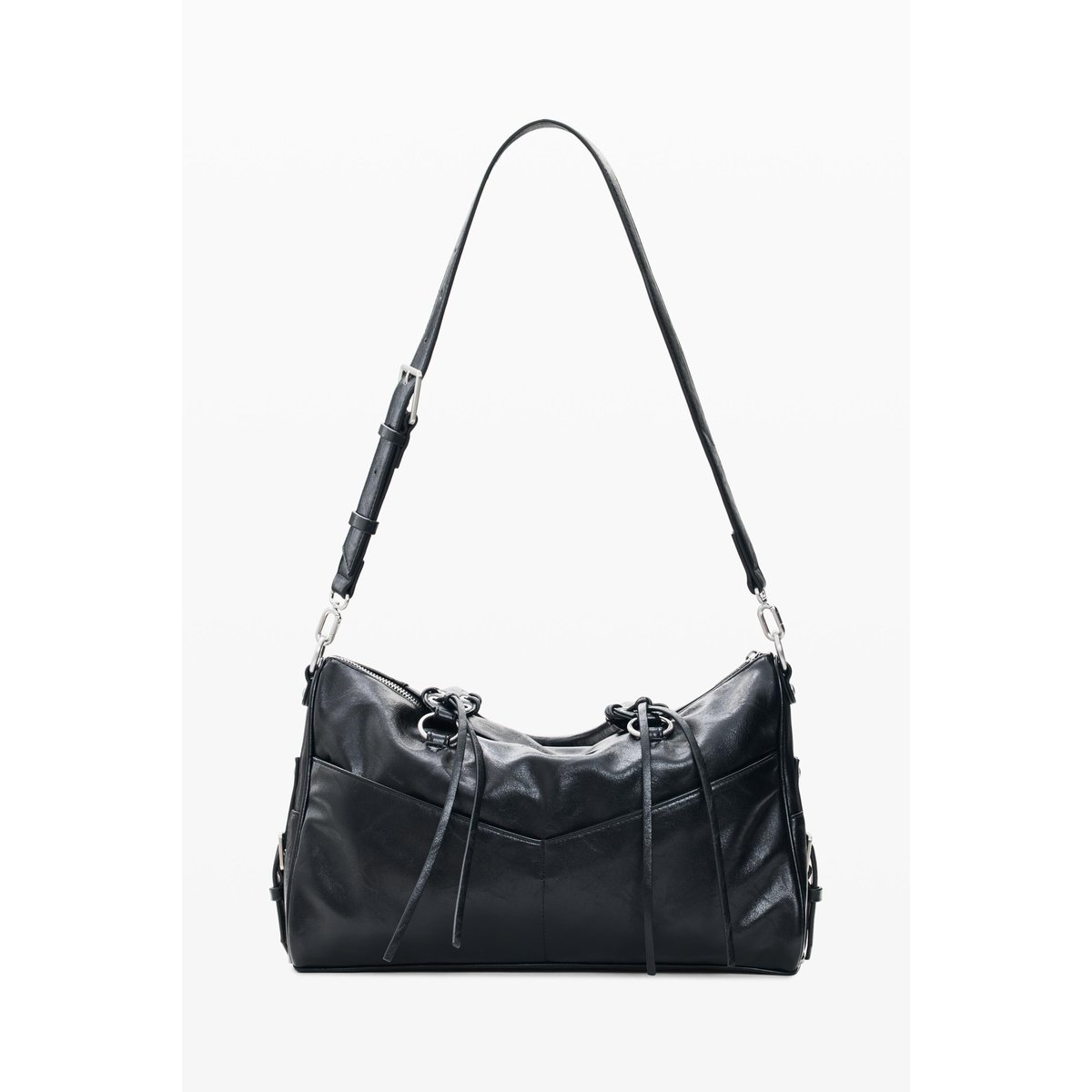 Grand sac charms noir, DESIGUAL