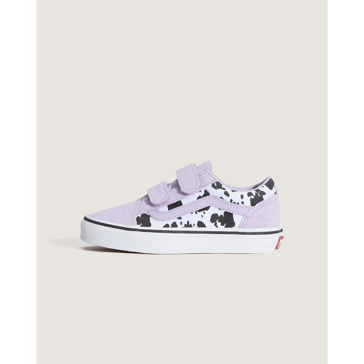 Baskets basses à scratchs, UY OLD SKOOL V noir/violet/blanc, VANS