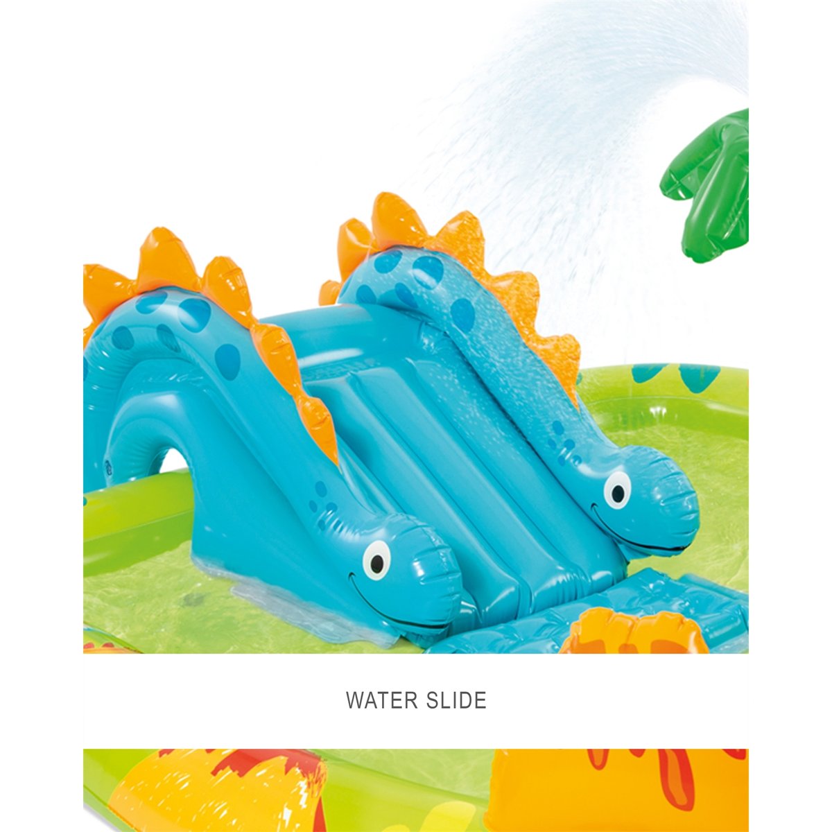 Aire de jeux gonflable petit dino multicolore, INTEX