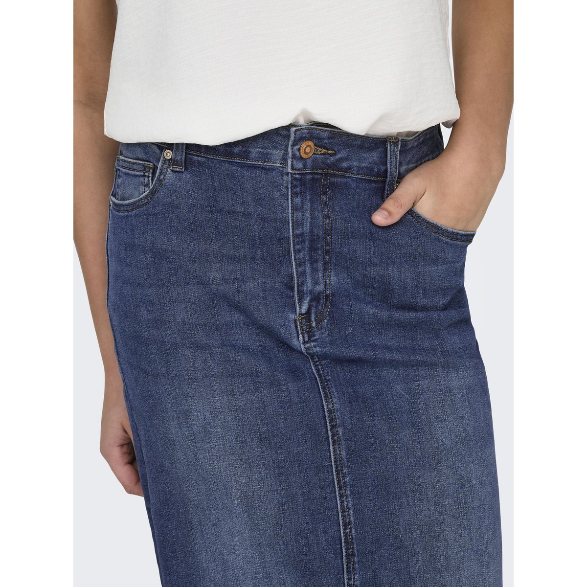 Jupe En Denim medium blue denim, ONLY