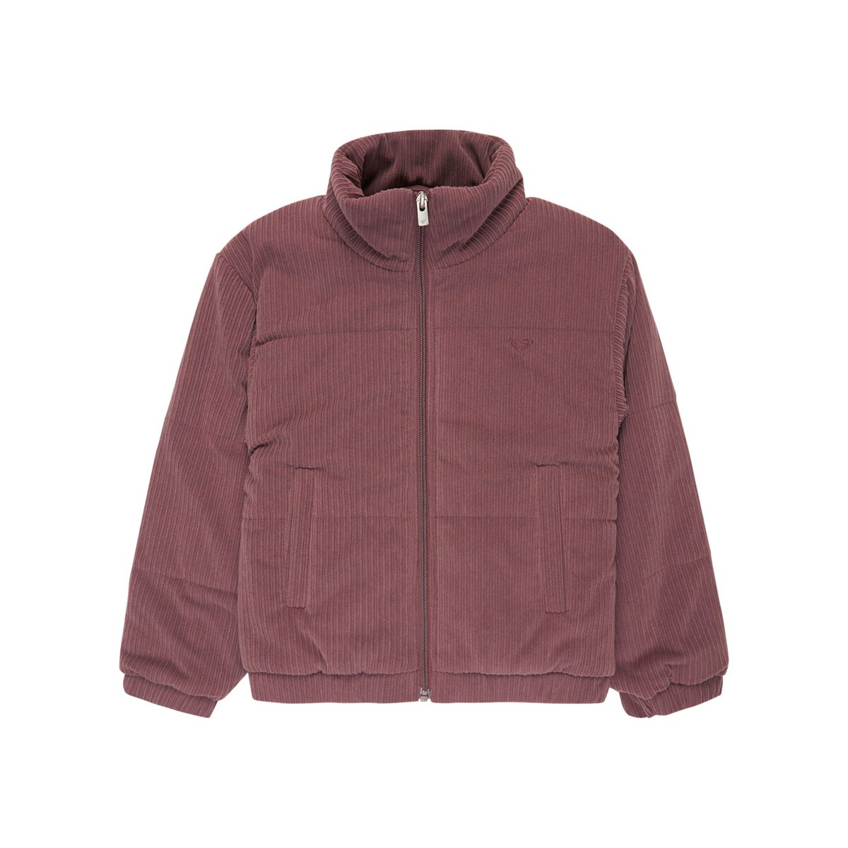 Veste rembourrée en velours côtelé SMILE RIGHT NOW. rouge huckleberry, ROXY