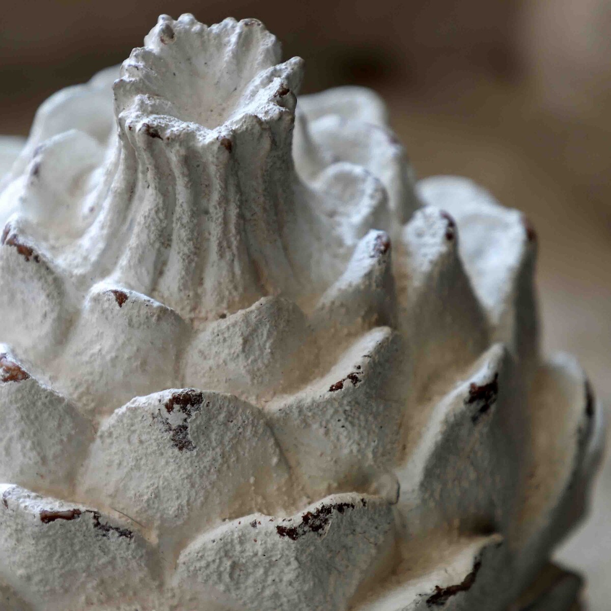 20cm Artichoke Sculpture Ornament white, ÉDITÉ