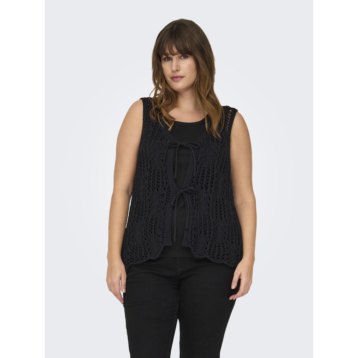 Gilet noire - black, ONLY CARMAKOMA
