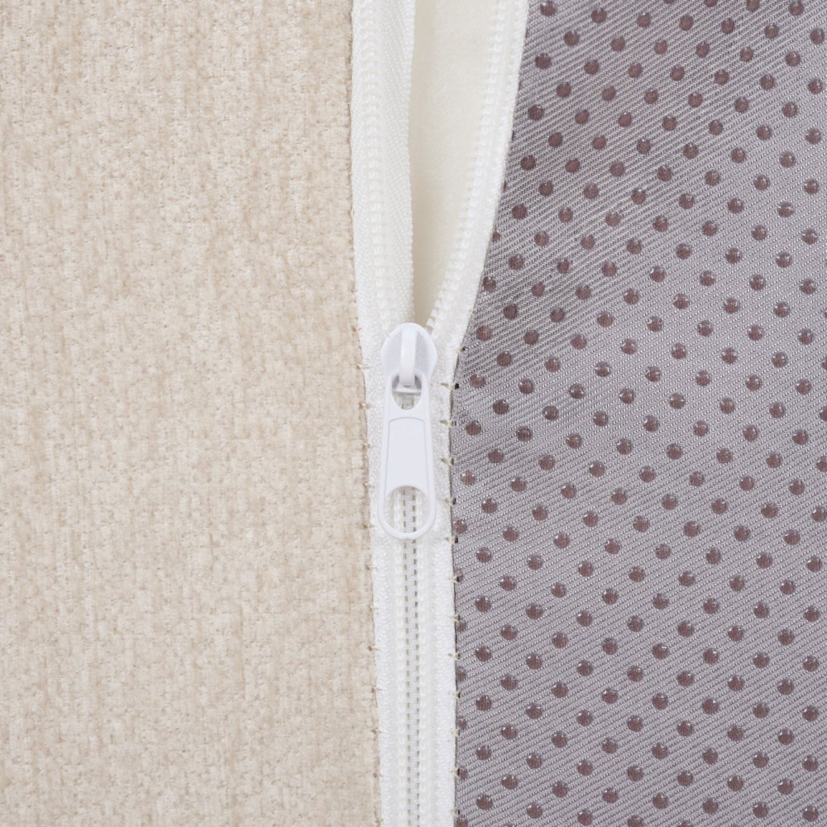 Tête de lit compressée en tissu demi-lune L 180 cm- WAYNE beige, DRAWER