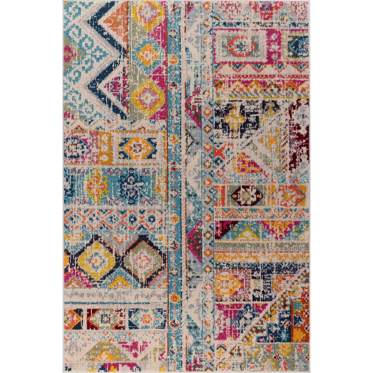 Tapis de salon vintage ANATOLIA multicolore, NAZAR RUGS