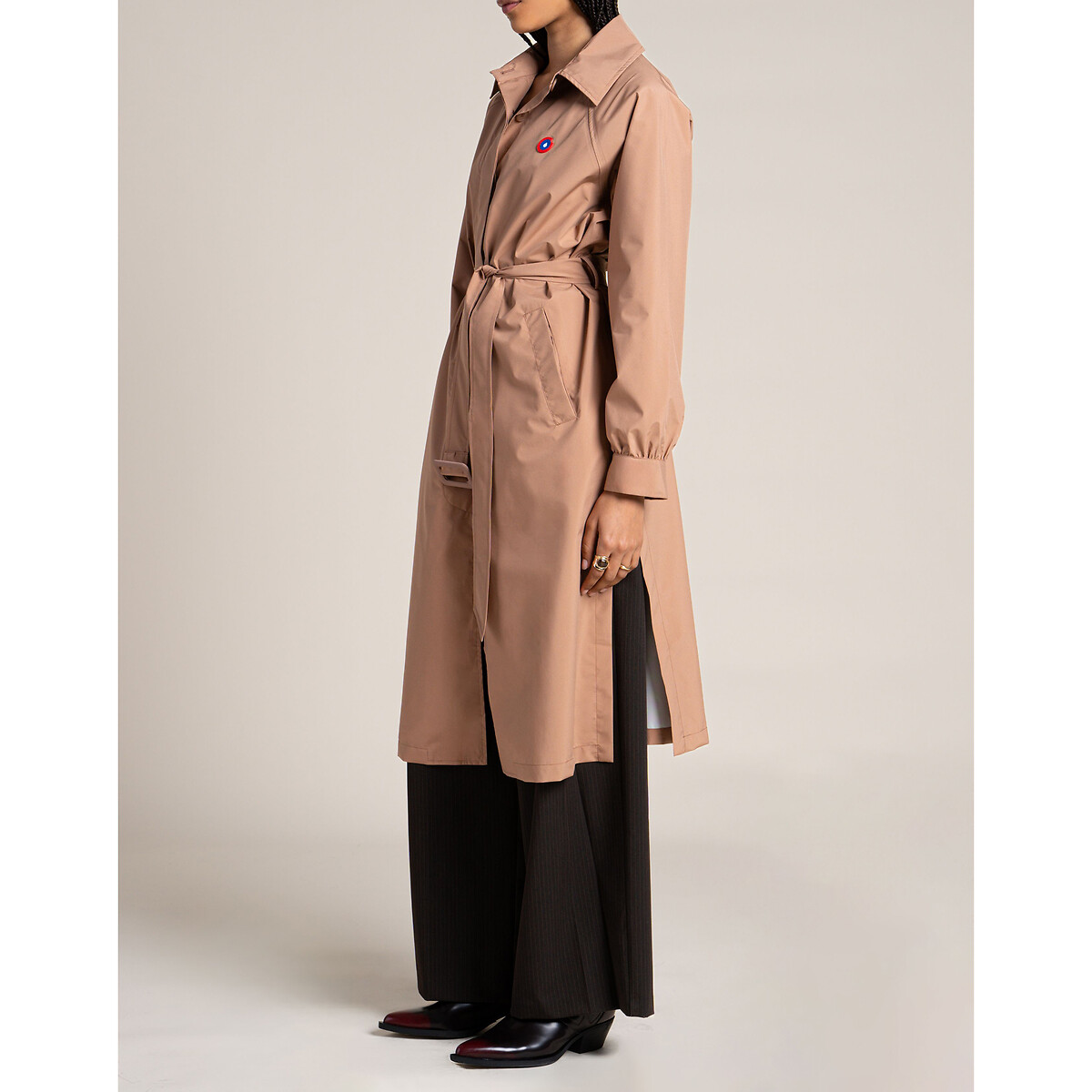 Trench imperméable ceinturé, unisexe, MADELEINE cannelle, FLOTTE