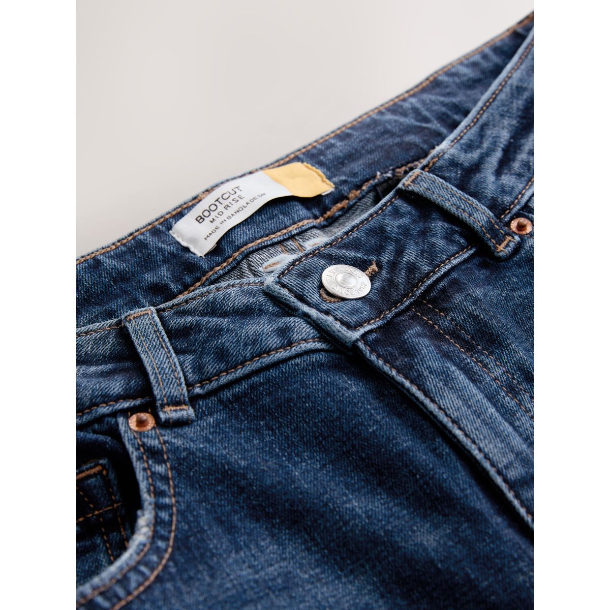 Jean bootcut authentique à taille mi-haute jean bleu foncé, NEXT