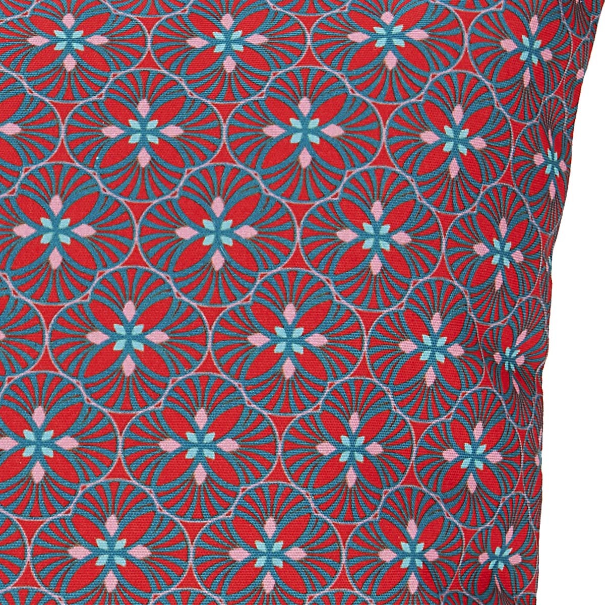 Housse de coussin extérieur LOTUS rouge, VENT DE BOHÈME