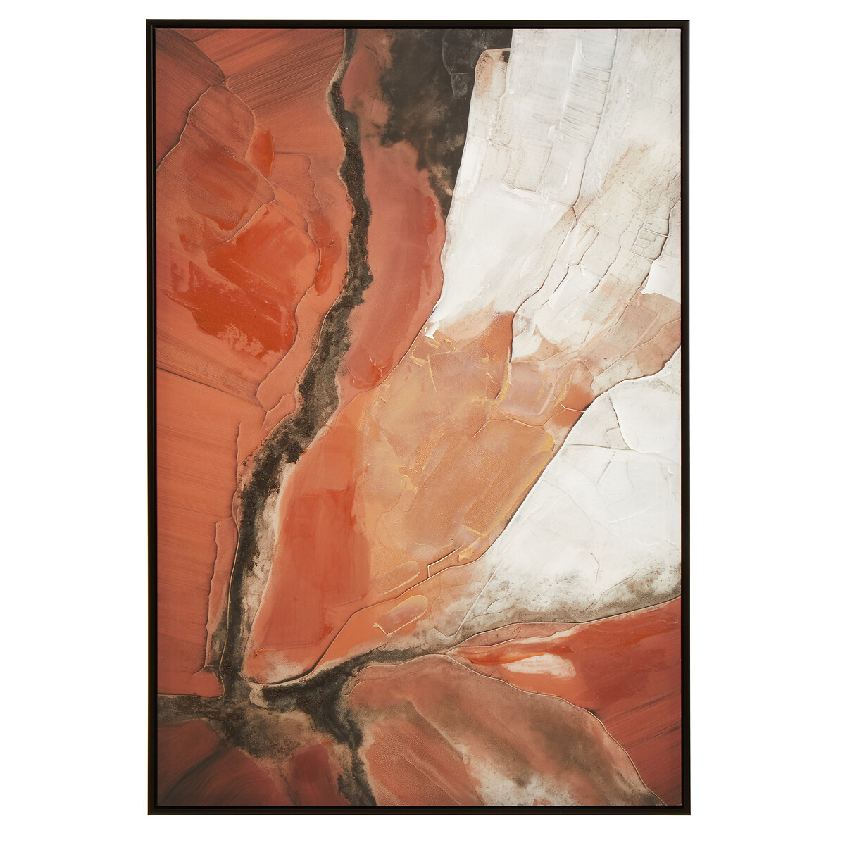 123X83Cm Multi Colour Abstract Textured Wall Art red, FIFTY FIVE SOUTH