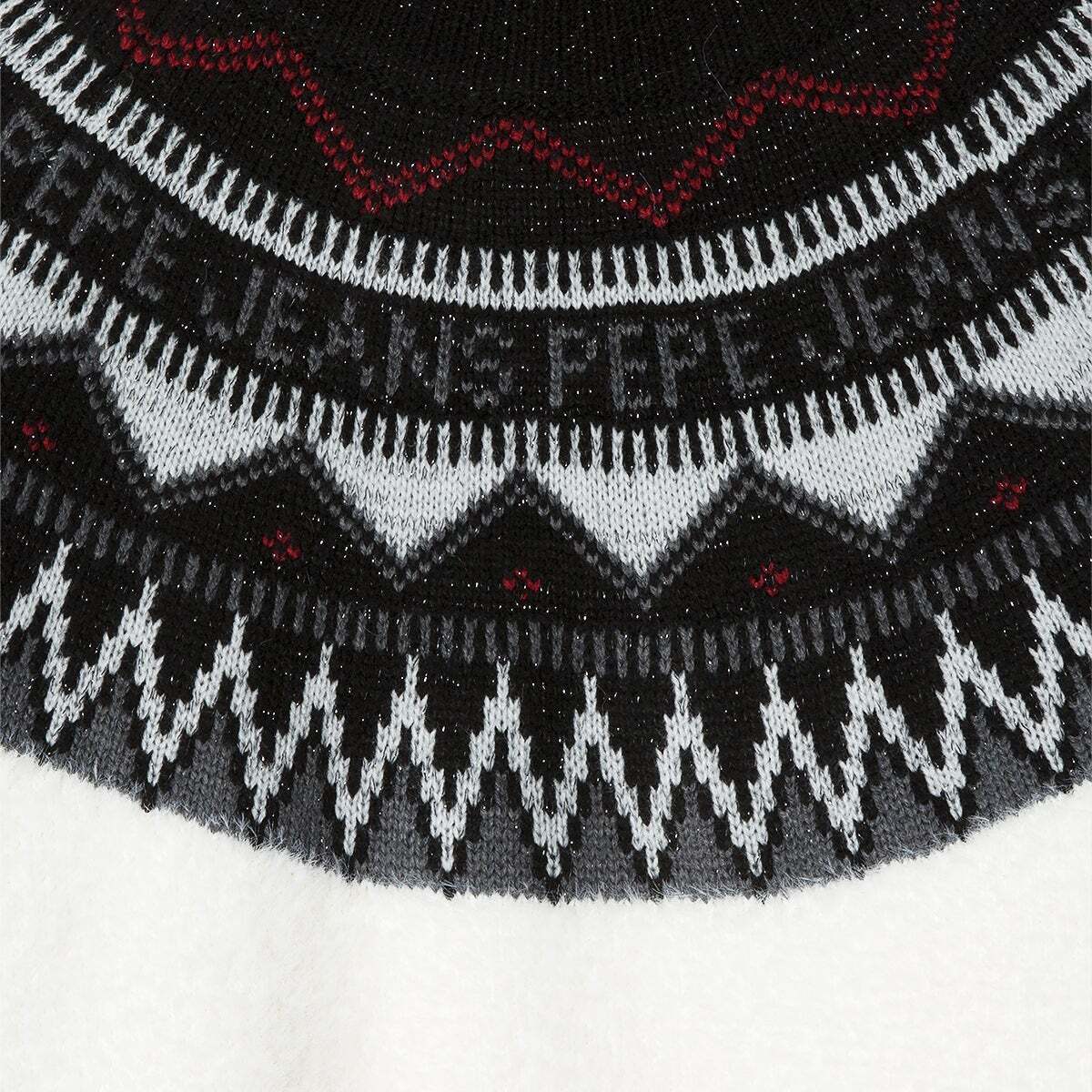 Pull En Maille Fairisle blanche mousse, PEPE JEANS