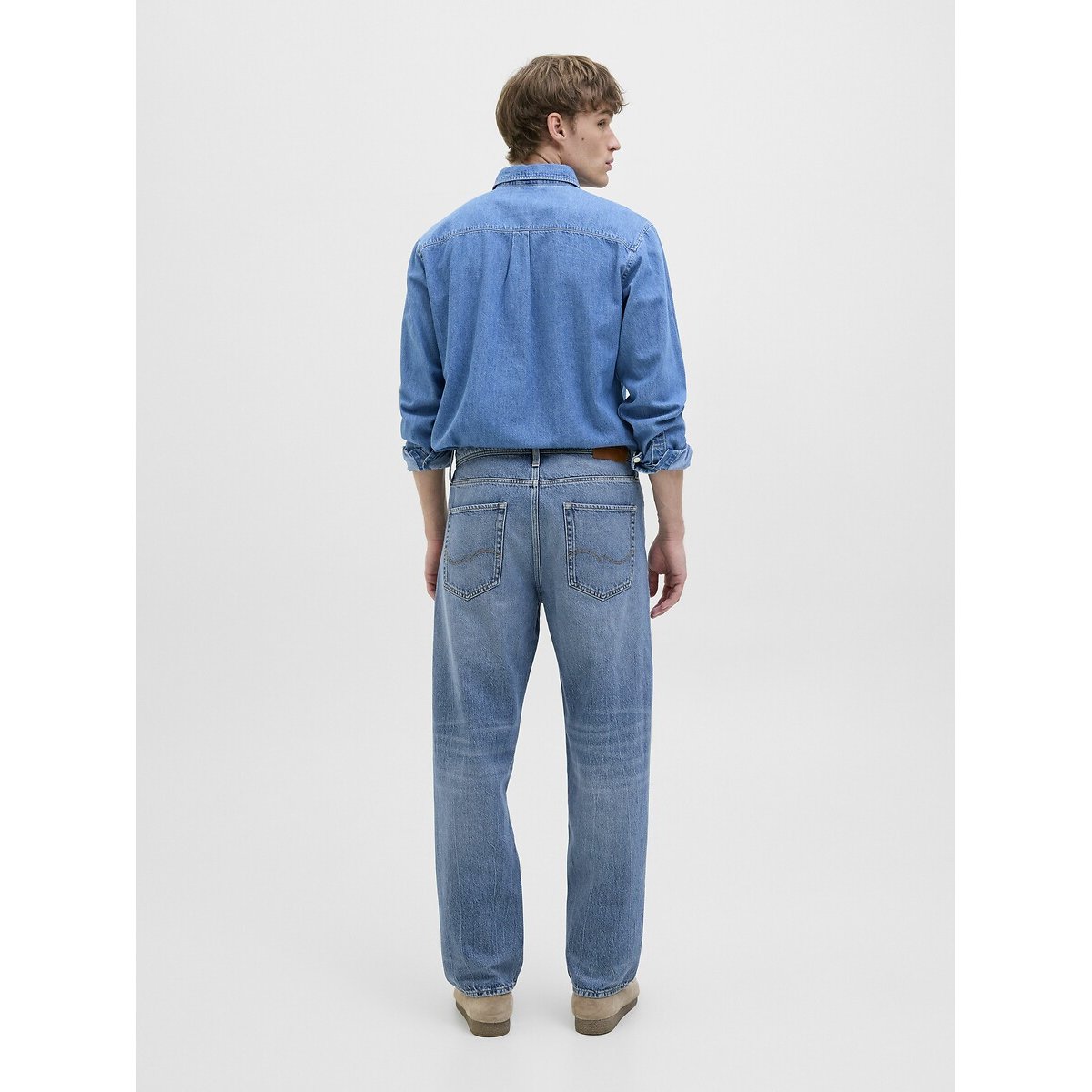 Wijde jeans Eddie denim blauw, JACK & JONES