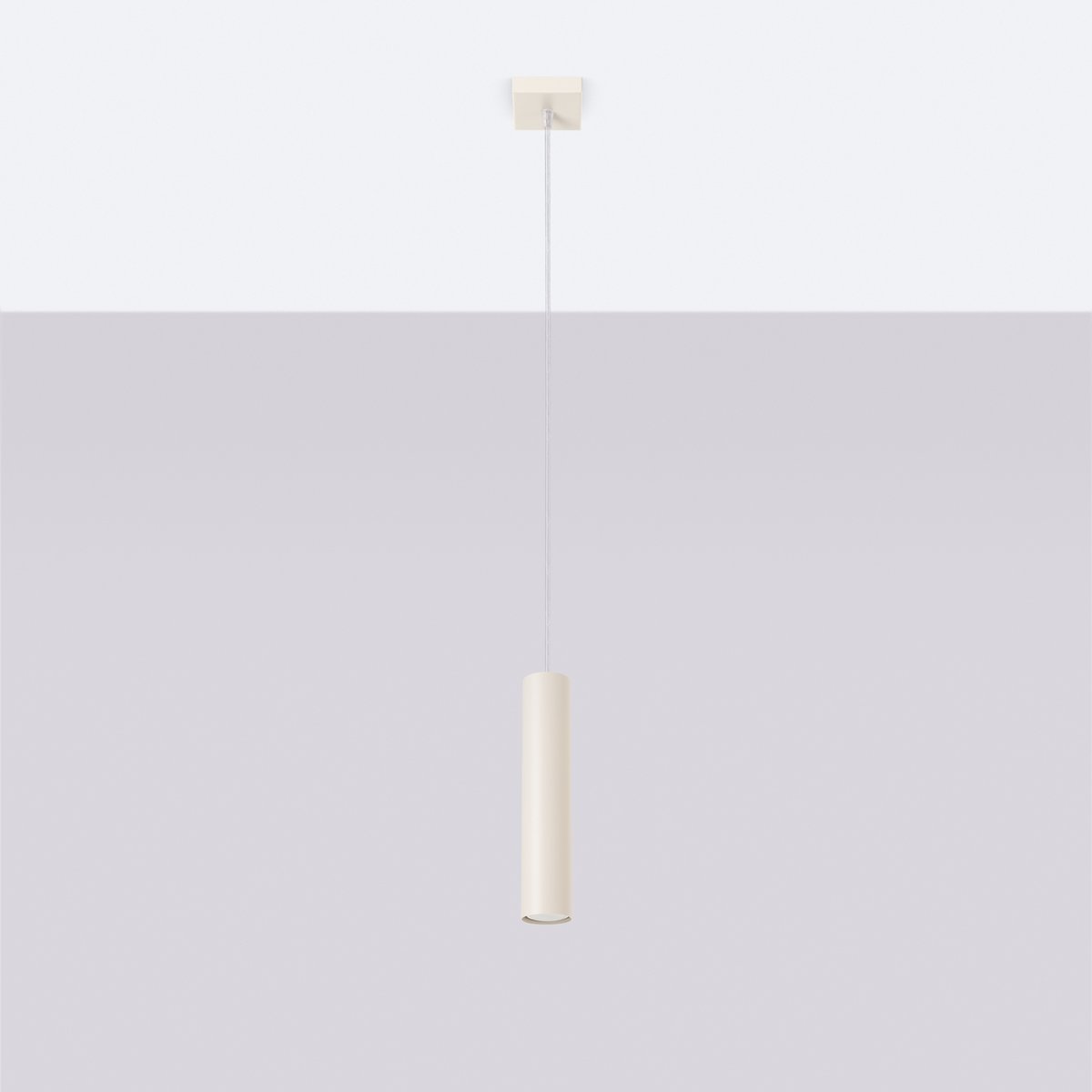 Suspension Acier Beige GU10 1 Lagos beige, EDEN