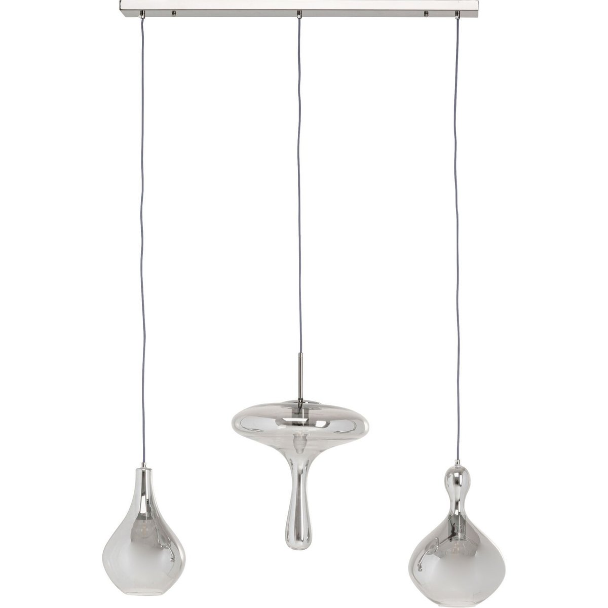 Suspension en verre, GOCCIA gris, KARE DESIGN
