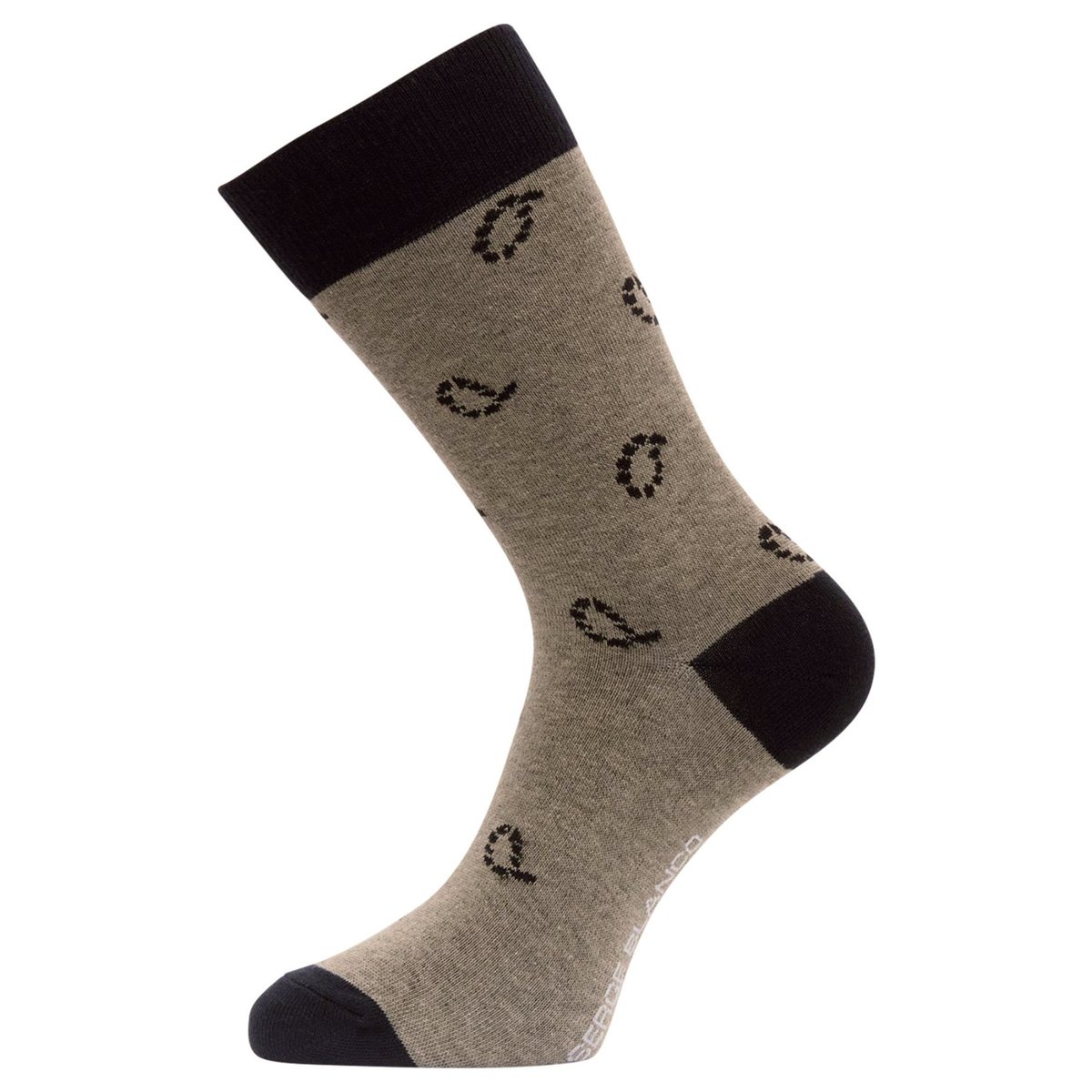 Lot De 9 Chaussettes Coton Peigné jaune/bleu/noir/bleu, SERGE BLANCO