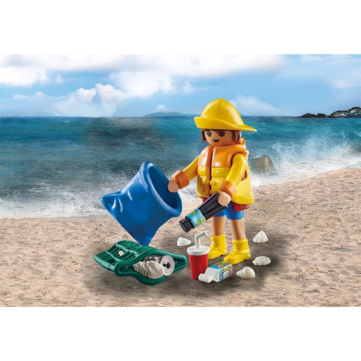 Special Plus Bénévole ramassage de déchets multicolore, PLAYMOBIL