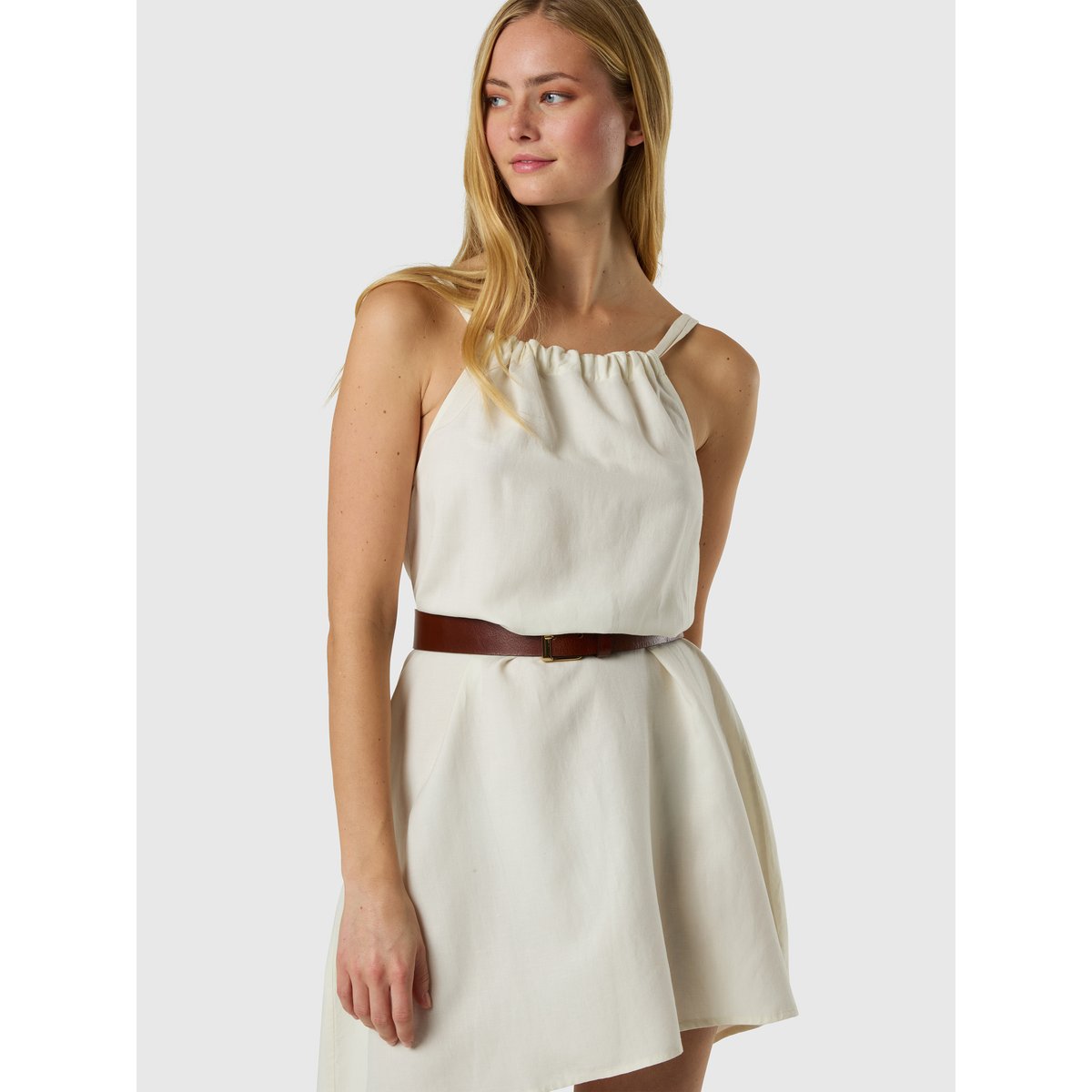 Robe à décolleté fronce-cordon guimauve, NORTH SAILS