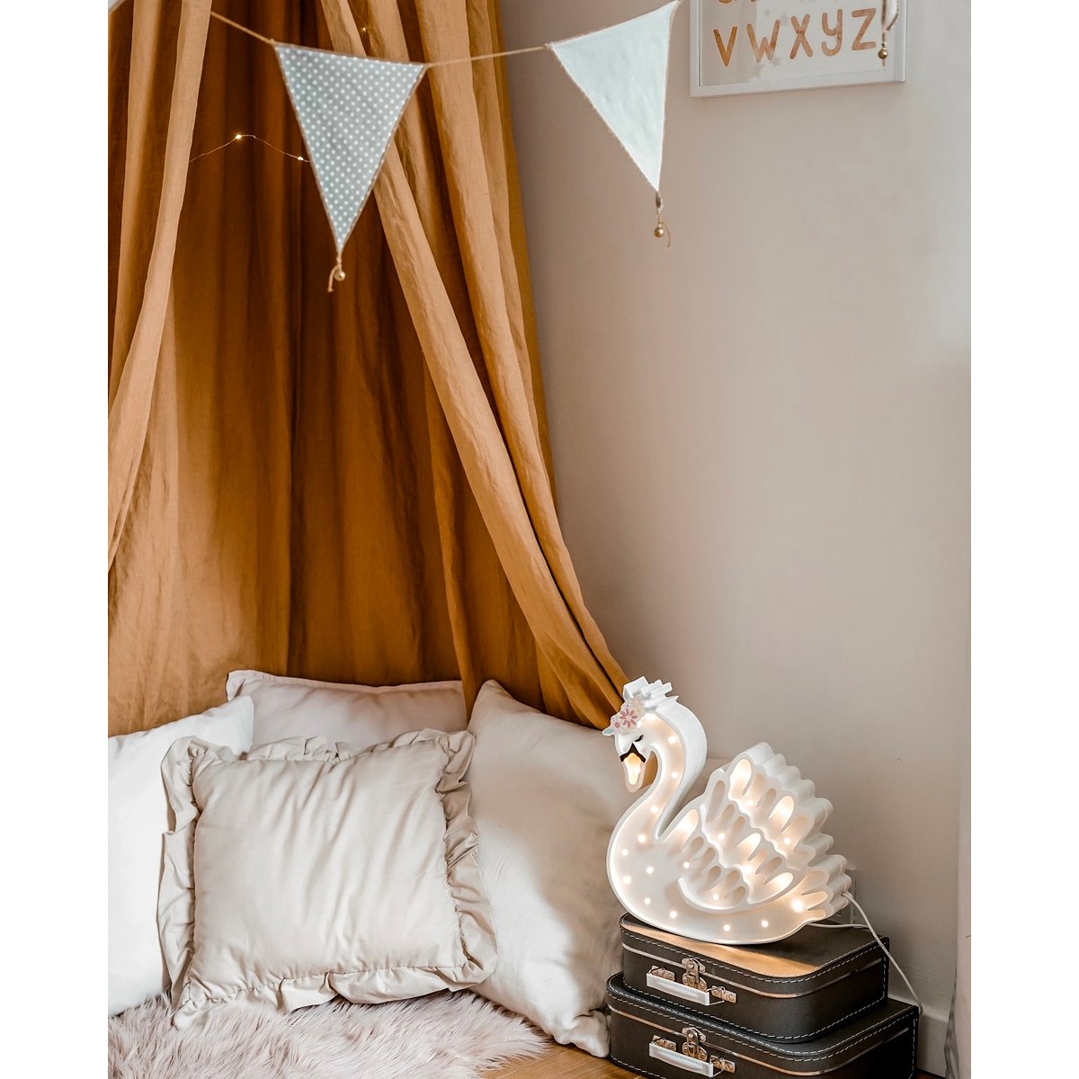 Lampe Veilleuse Cygne blanc, LITTLE LIGHTS