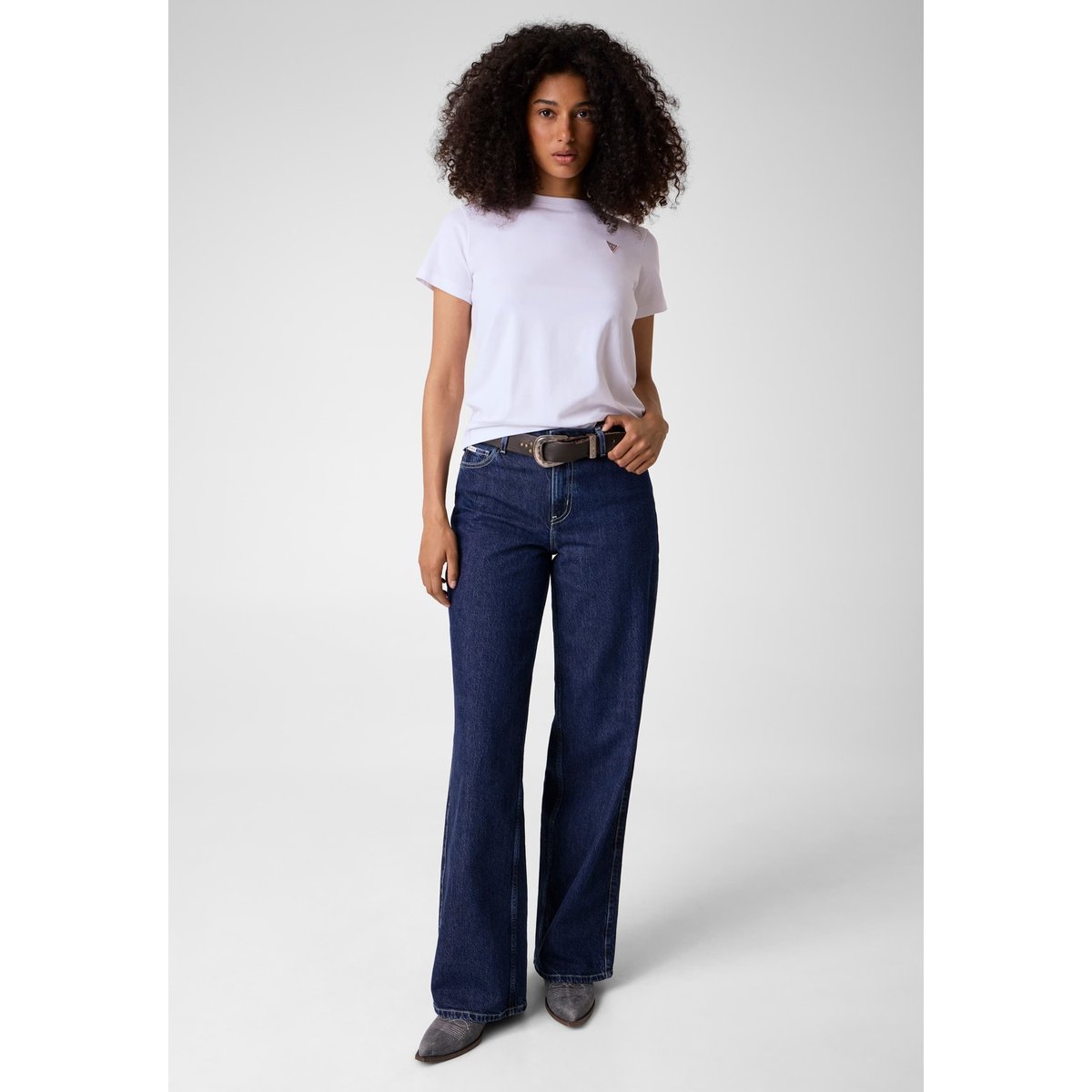 G11 Jeans Wide-Leg bleu foncé, GUESS JEANS