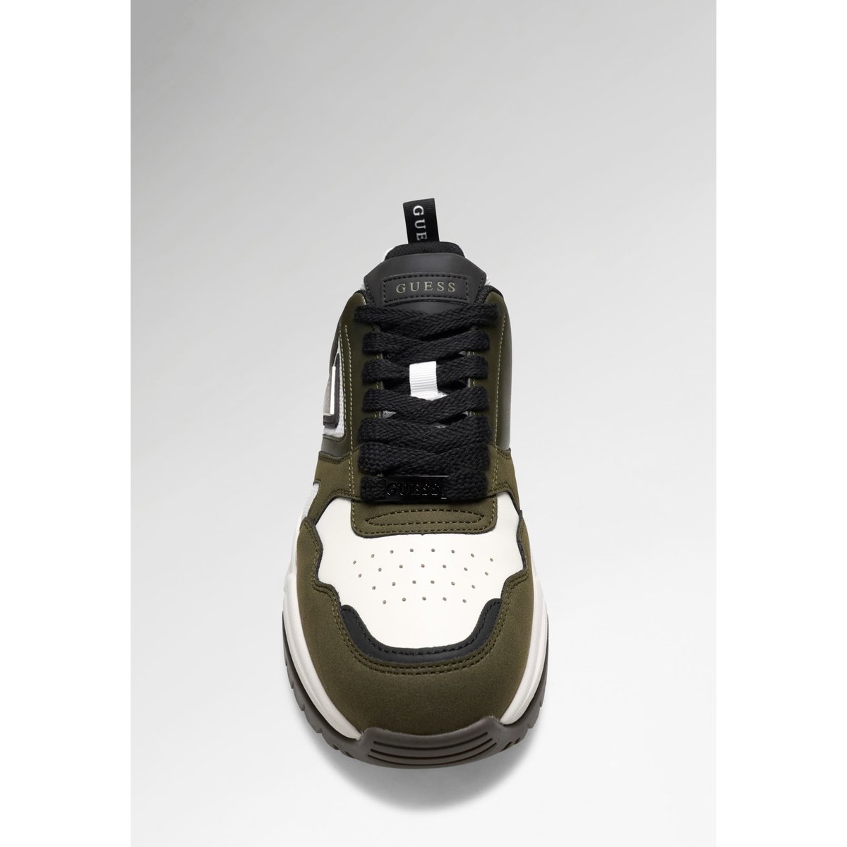 Chaussures De Course Helado En Cuir Synthétique vert, GUESS