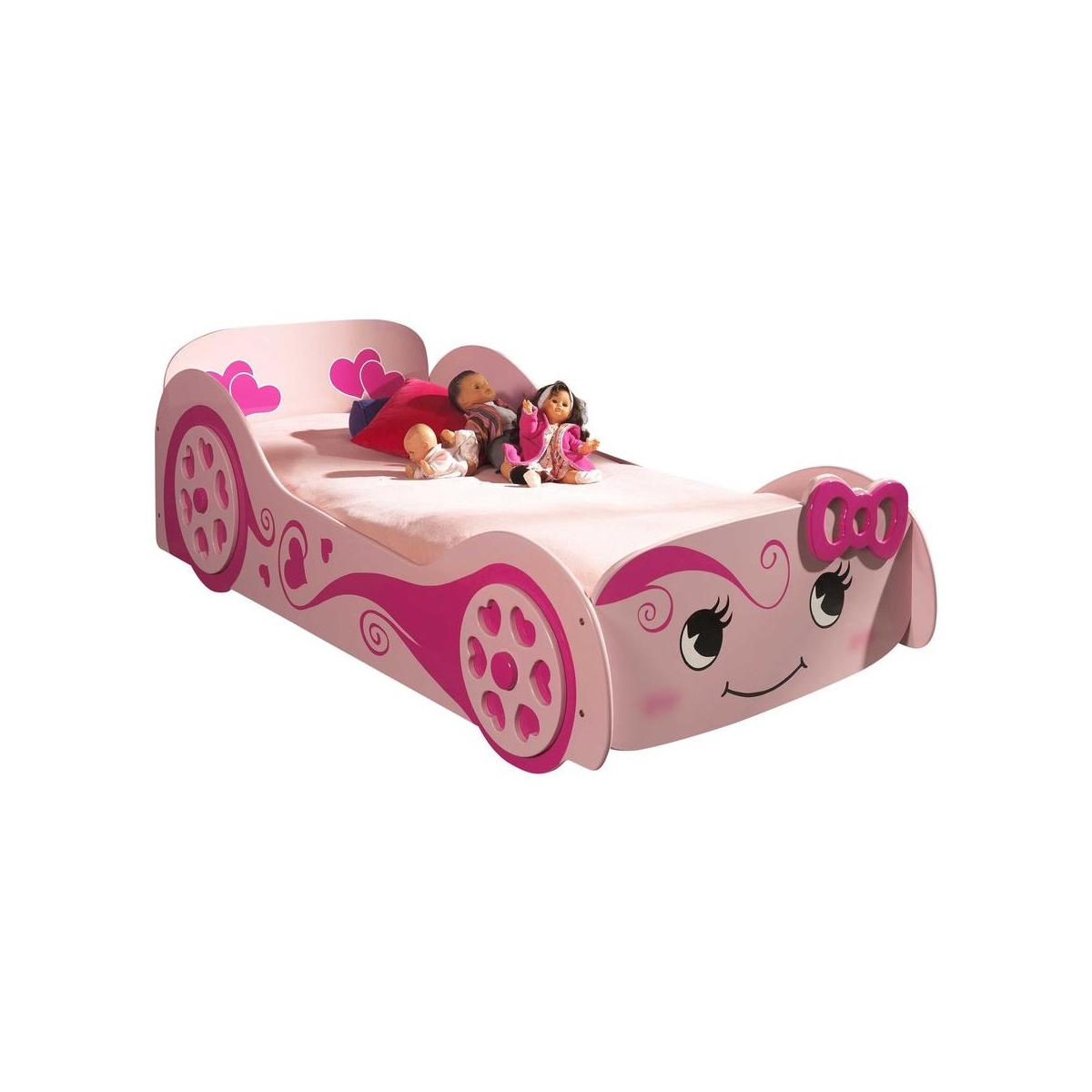 Funbeds Lit voiture Hello Pretty couleur unique, VIPACK