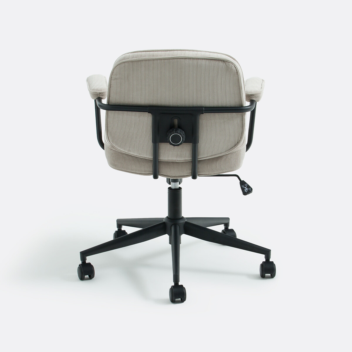 Vintage bureau fauteuil, Felipe grège, LA REDOUTE INTERIEURS