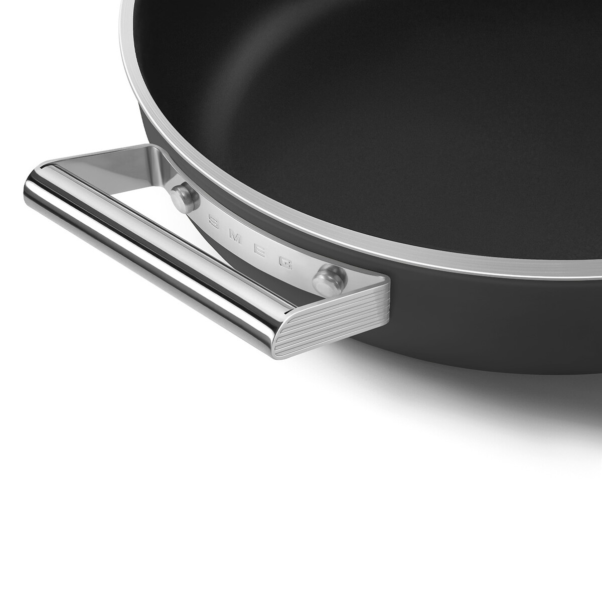 28cm Deep Pan with Lid black, SMEG