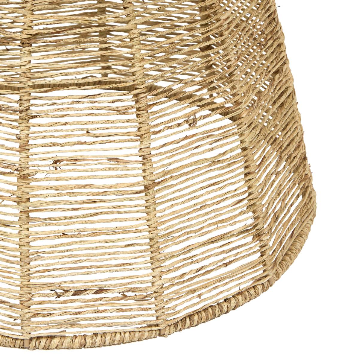 Lampadaire jute tressé TITUS beige, ATMOSPHERA