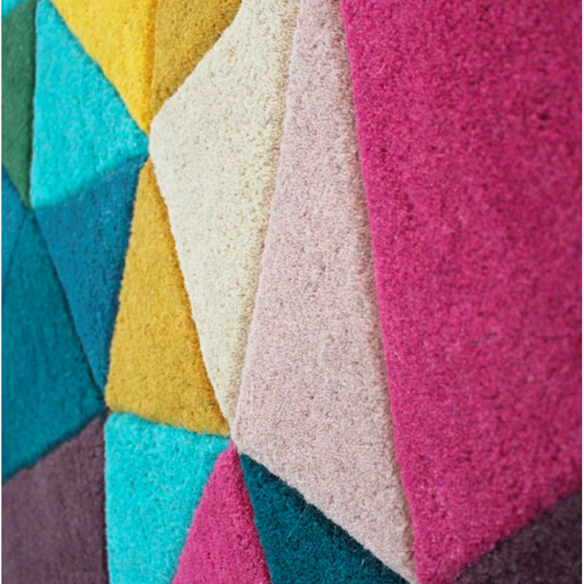 Tapis salon et chambre Laine Design PLYMOUTH multicolore, NOVATREND