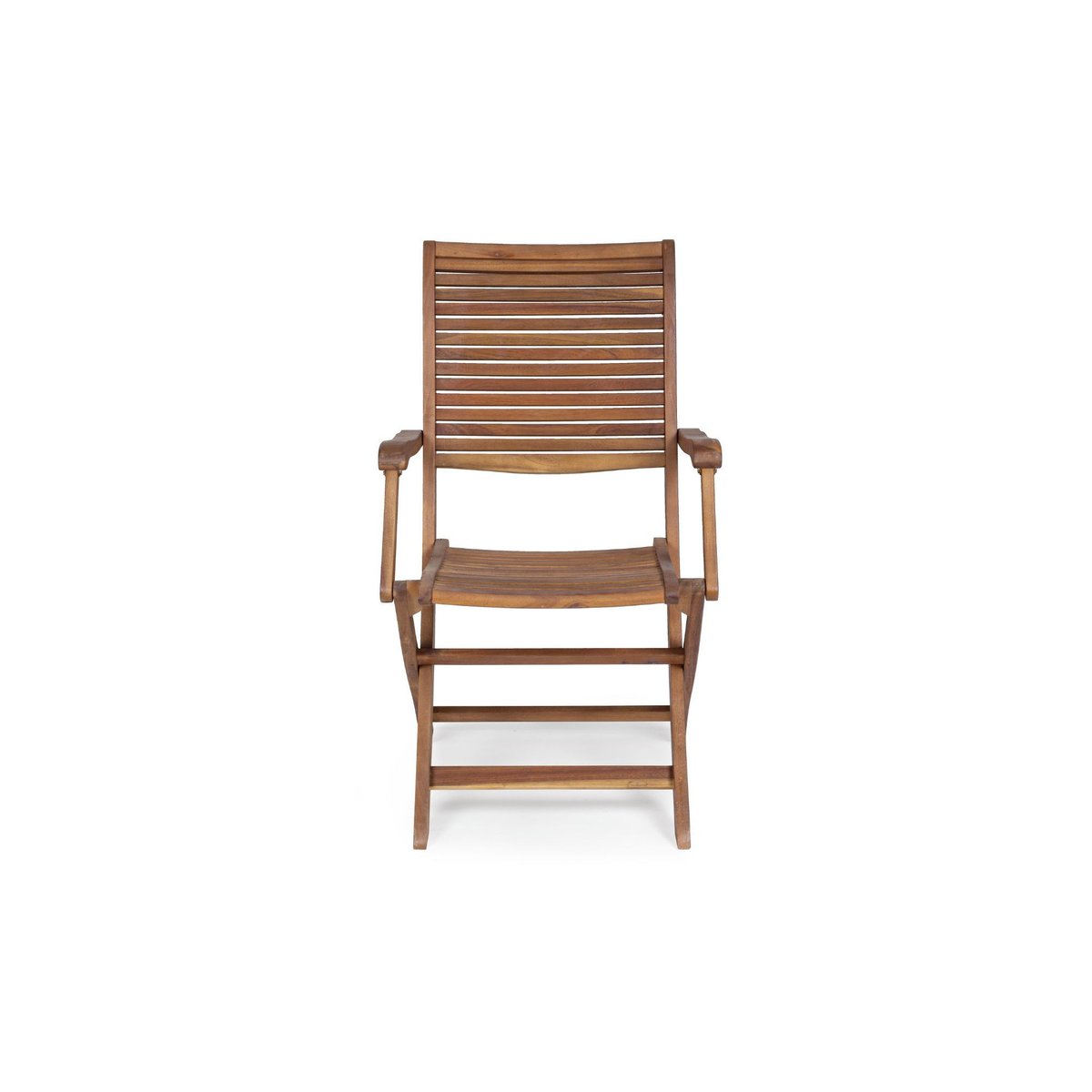 Fauteuils de jardin pliants en acacia (lot de 2) - CANCALE bois clair, HELLIN, DEPUIS 1862