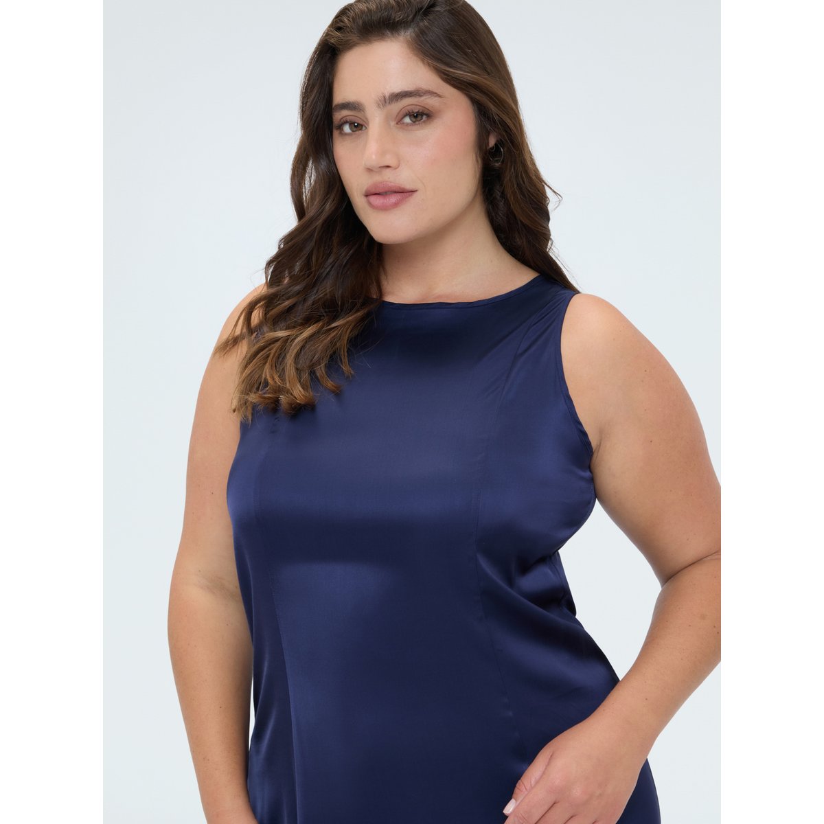 Robe longue sans manches bleu, FIORELLA RUBINO
