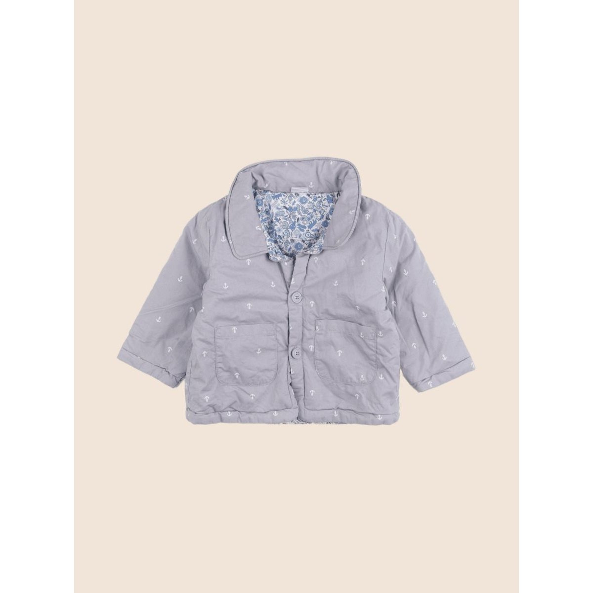 Veste - Très bon état gris, PETIT BATEAU