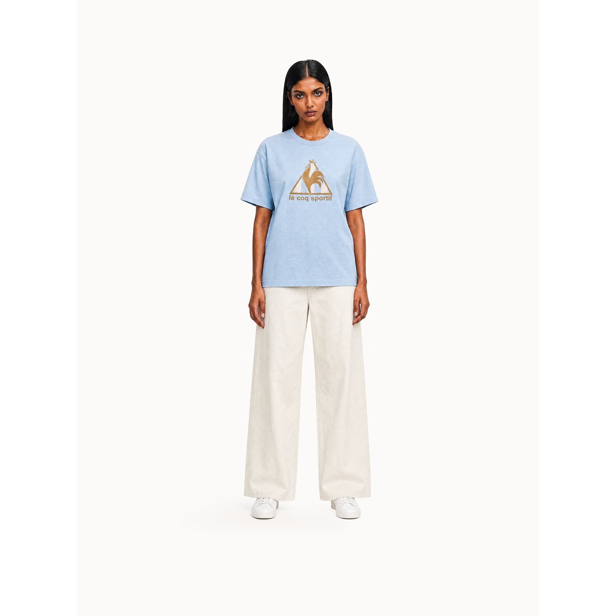 T-shirt relax Le Coq Sportif x Maradona en jersey de coton LCS CUP ciel camuset, LE COQ SPORTIF