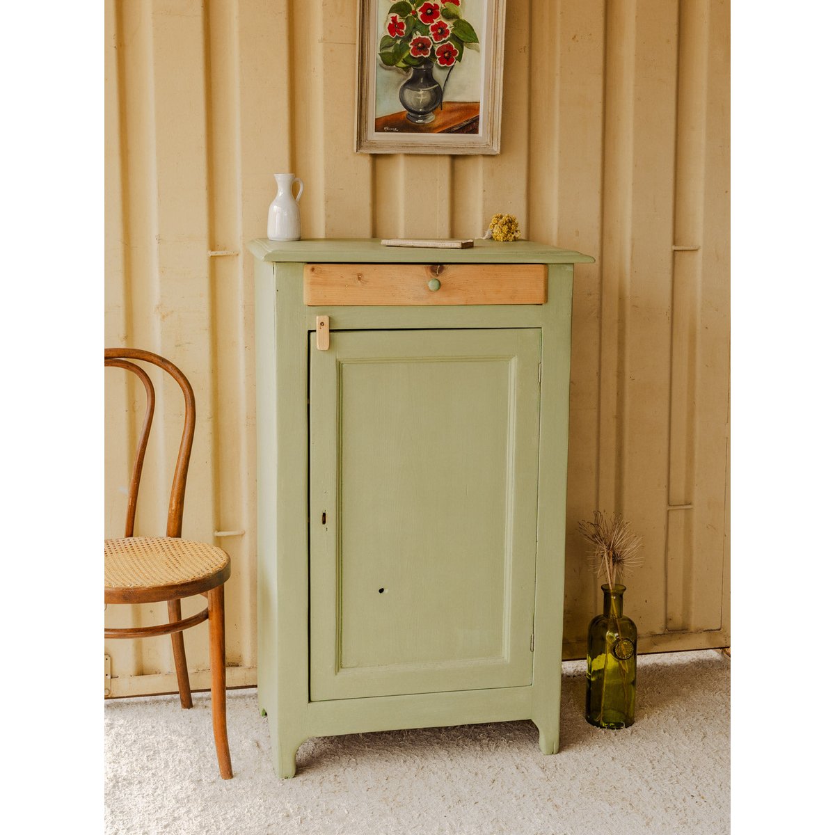 Confiturier en bois vert Gilbert N°1880 - Bon état vert, DEBONGOUT