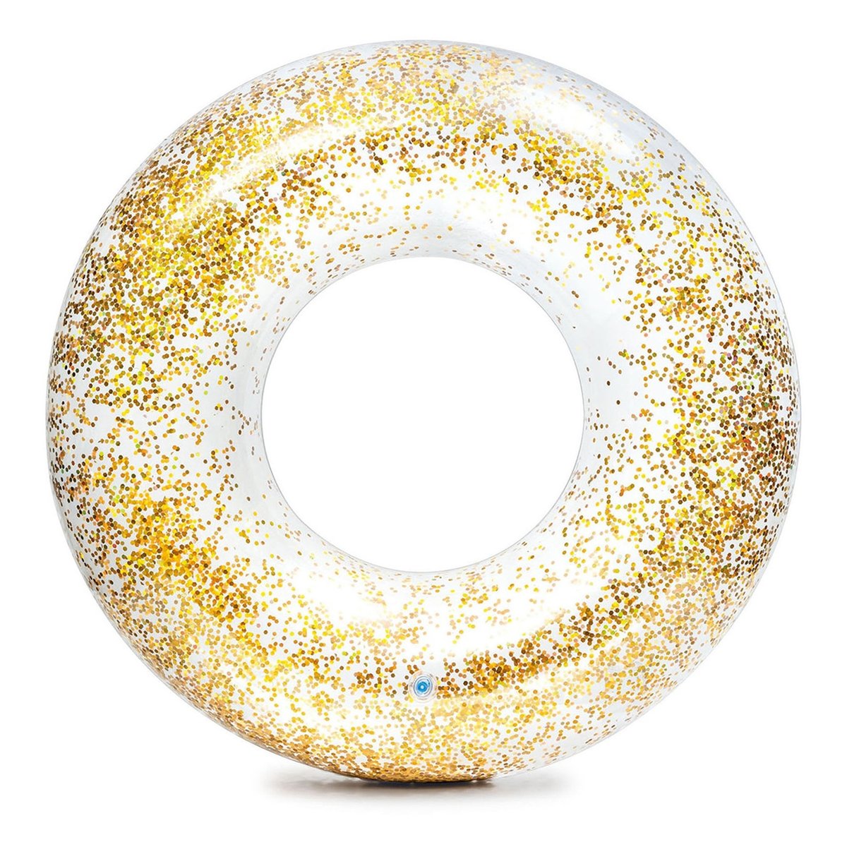 Bouée gonflable Glitter 119 cm diam. 1 pc. rose et doré, INTEX