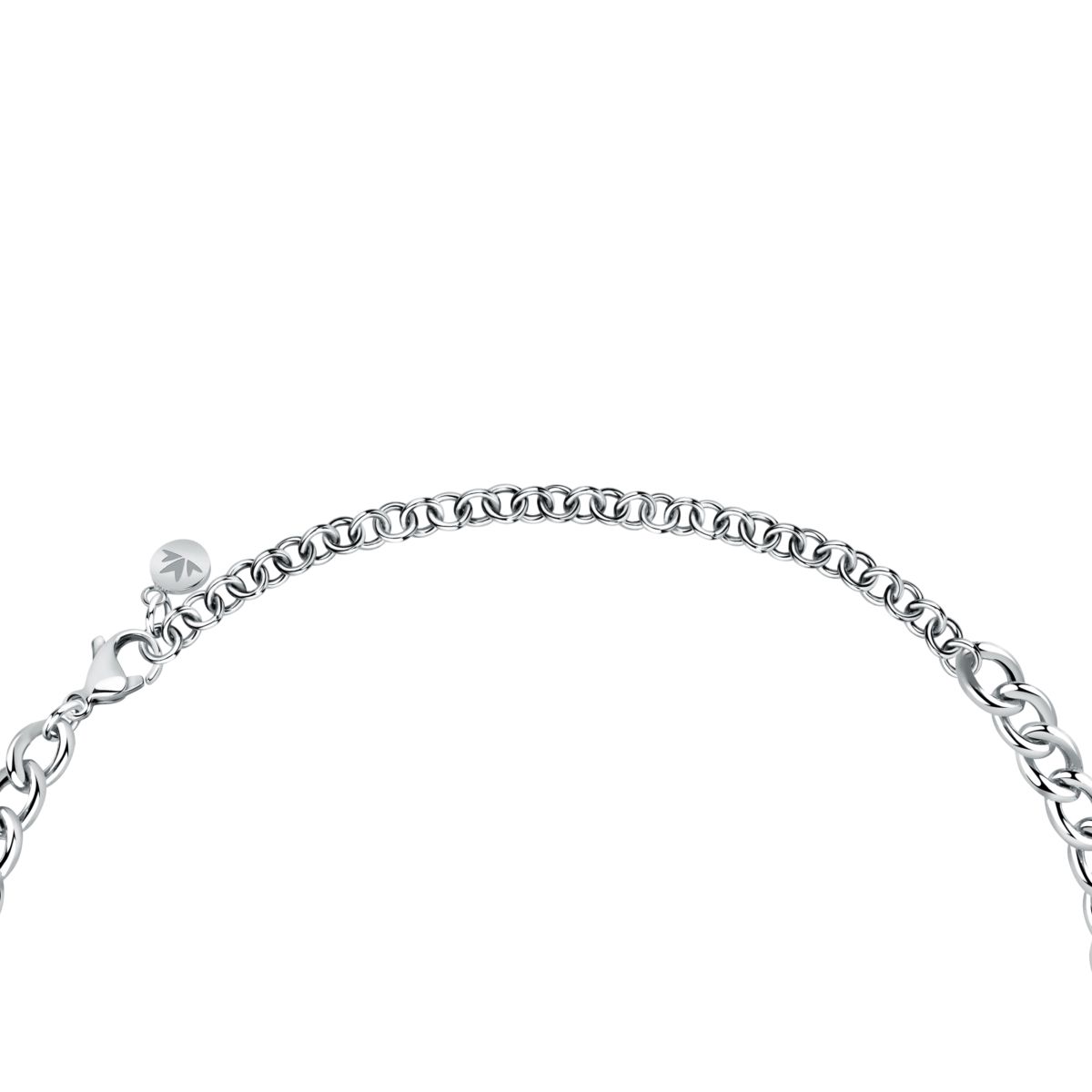 Collier en acier et cristaux INCONTRI argent, MORELLATO