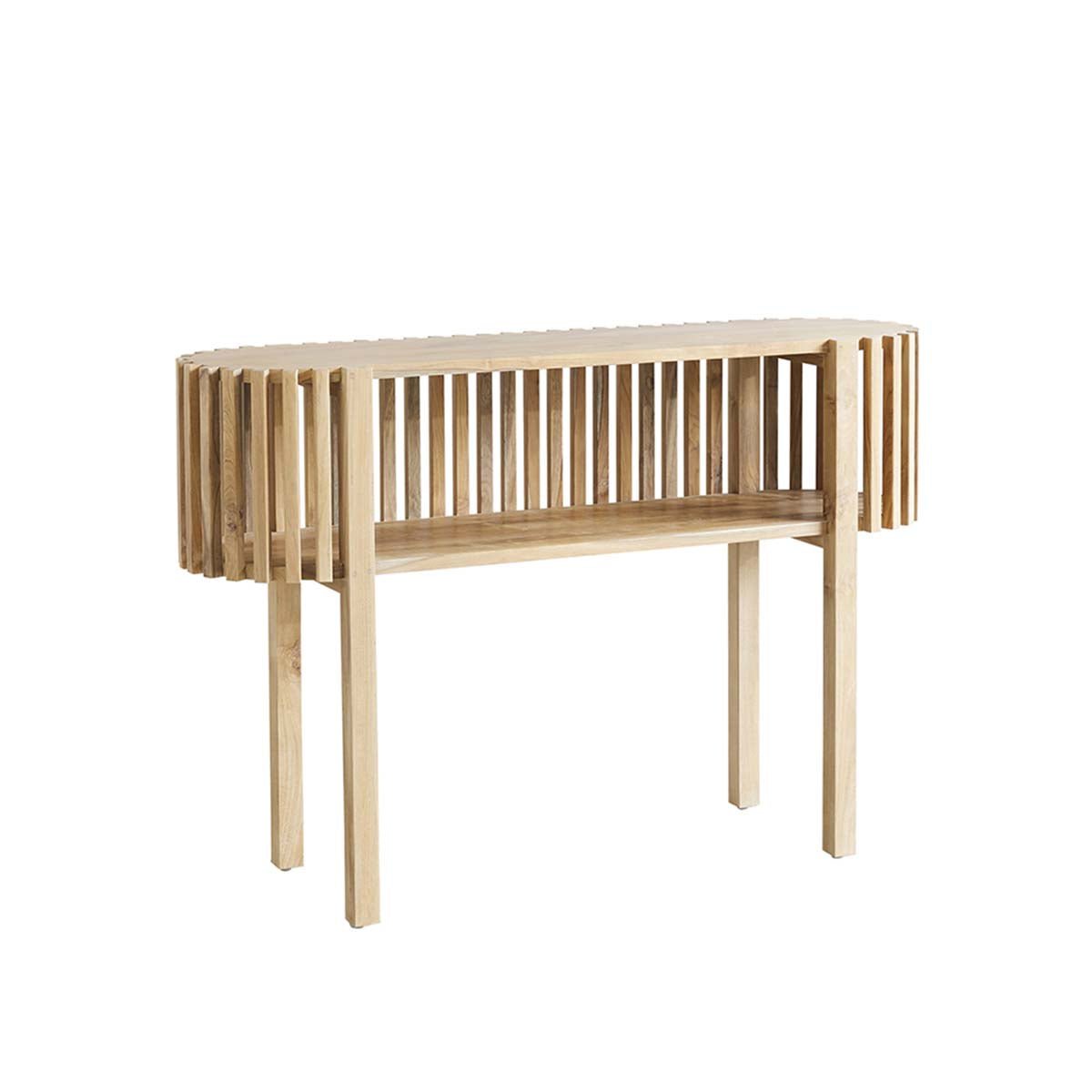 Console en teck massif 120 cm  VICTORIA naturel, BERAH GETAH