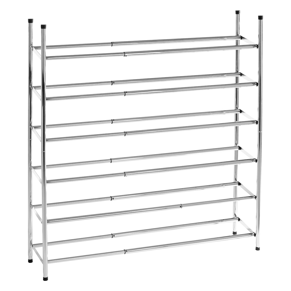 6 Tier Shoe Rack silver-coloured, SO'HOME
