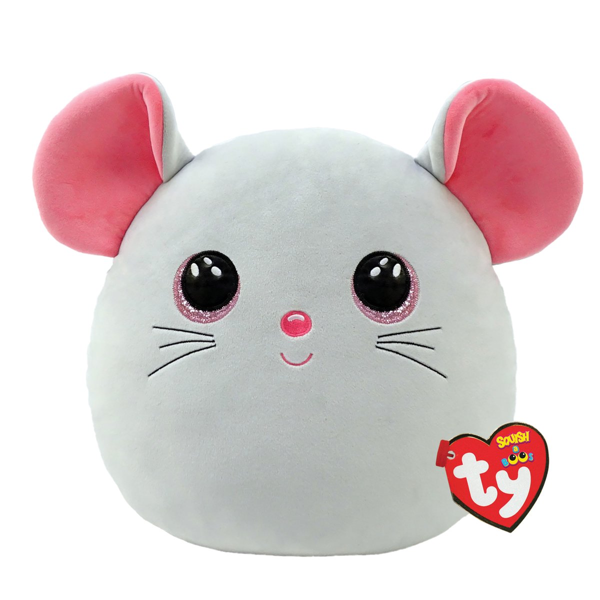 Squish a boos small Catnip La souris gris, TY