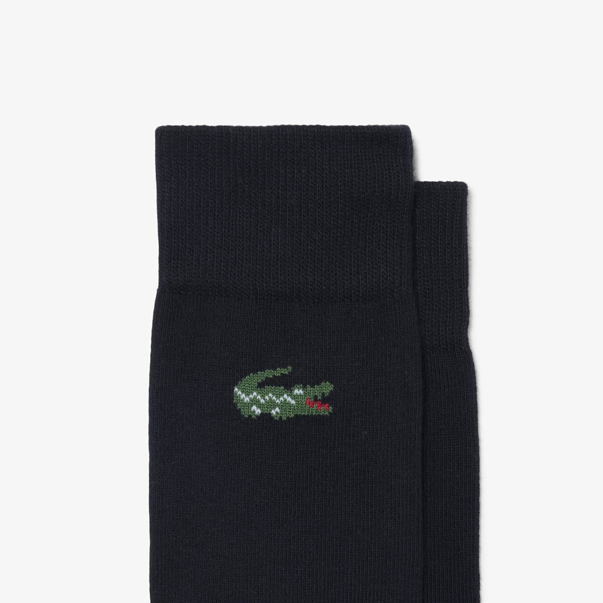 Set di 3 paia di calzini alti, in jersey nero , LACOSTE