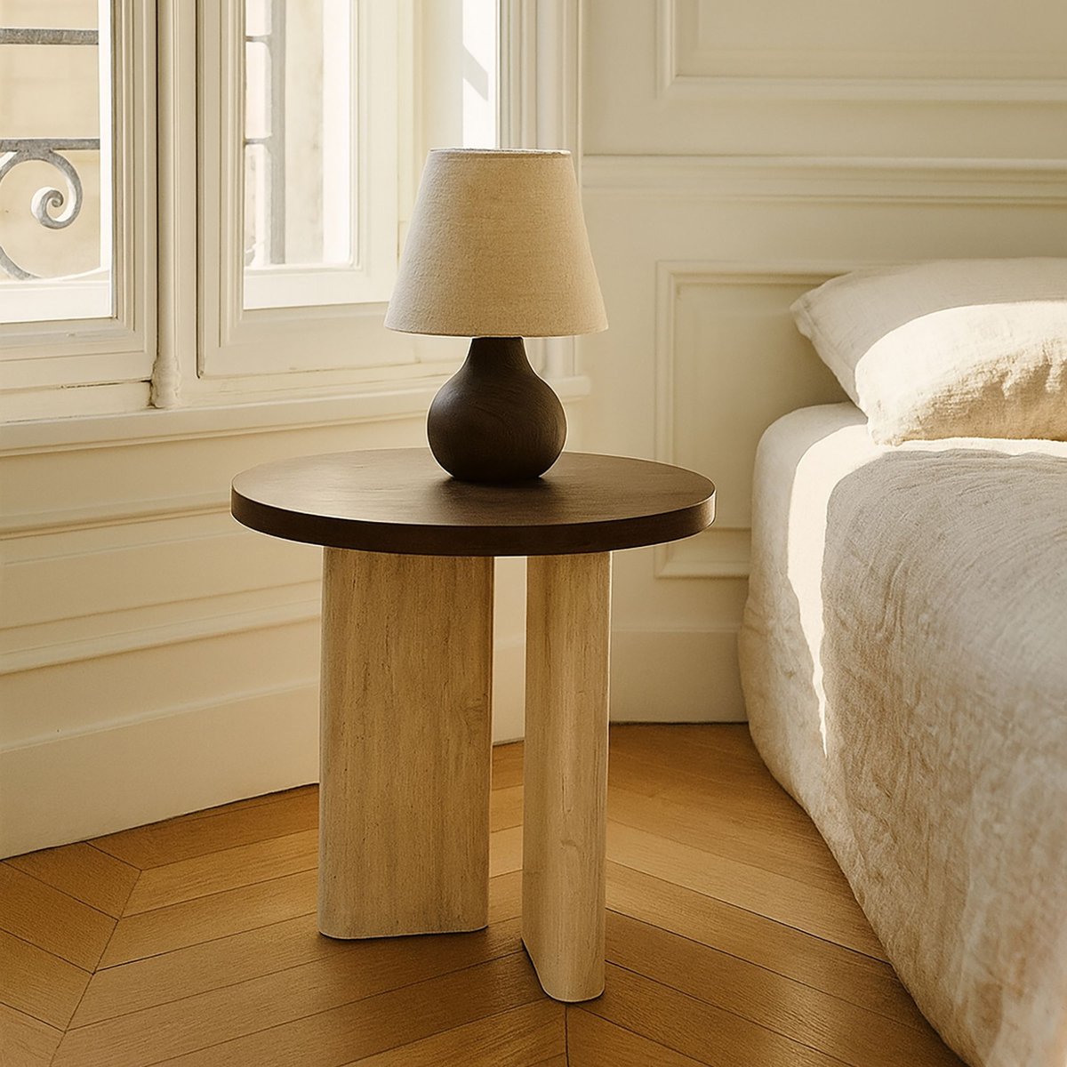 Table d'appoint, AMBER naturel, NOW'S HOME