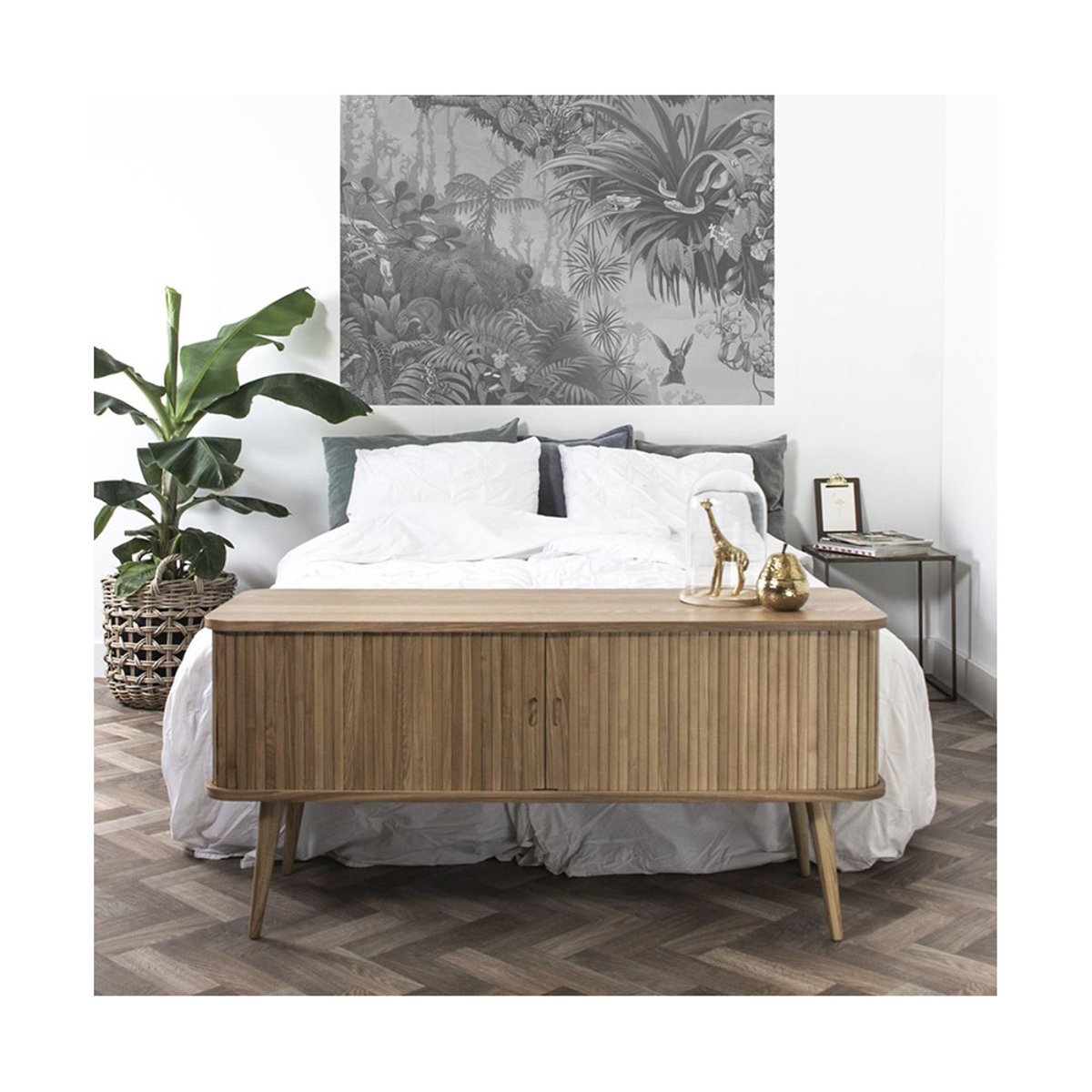 Buffet design bois - BARBIER naturel, ZUIVER