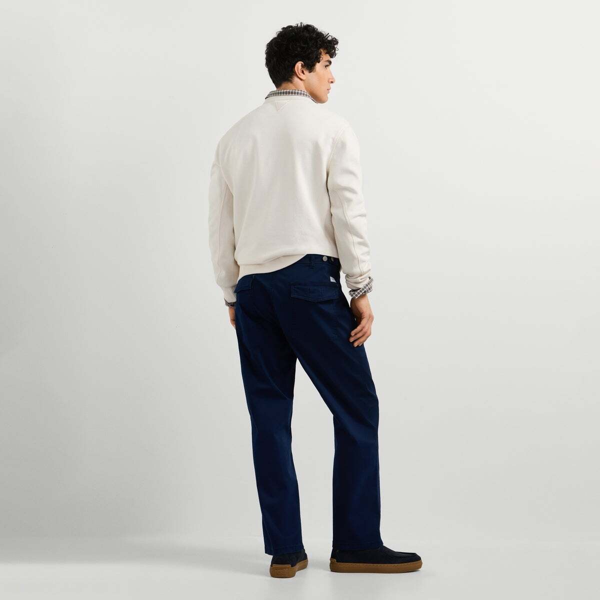 Pantalon En Sergé Coupe Décontractée bleu dulwich, PEPE JEANS
