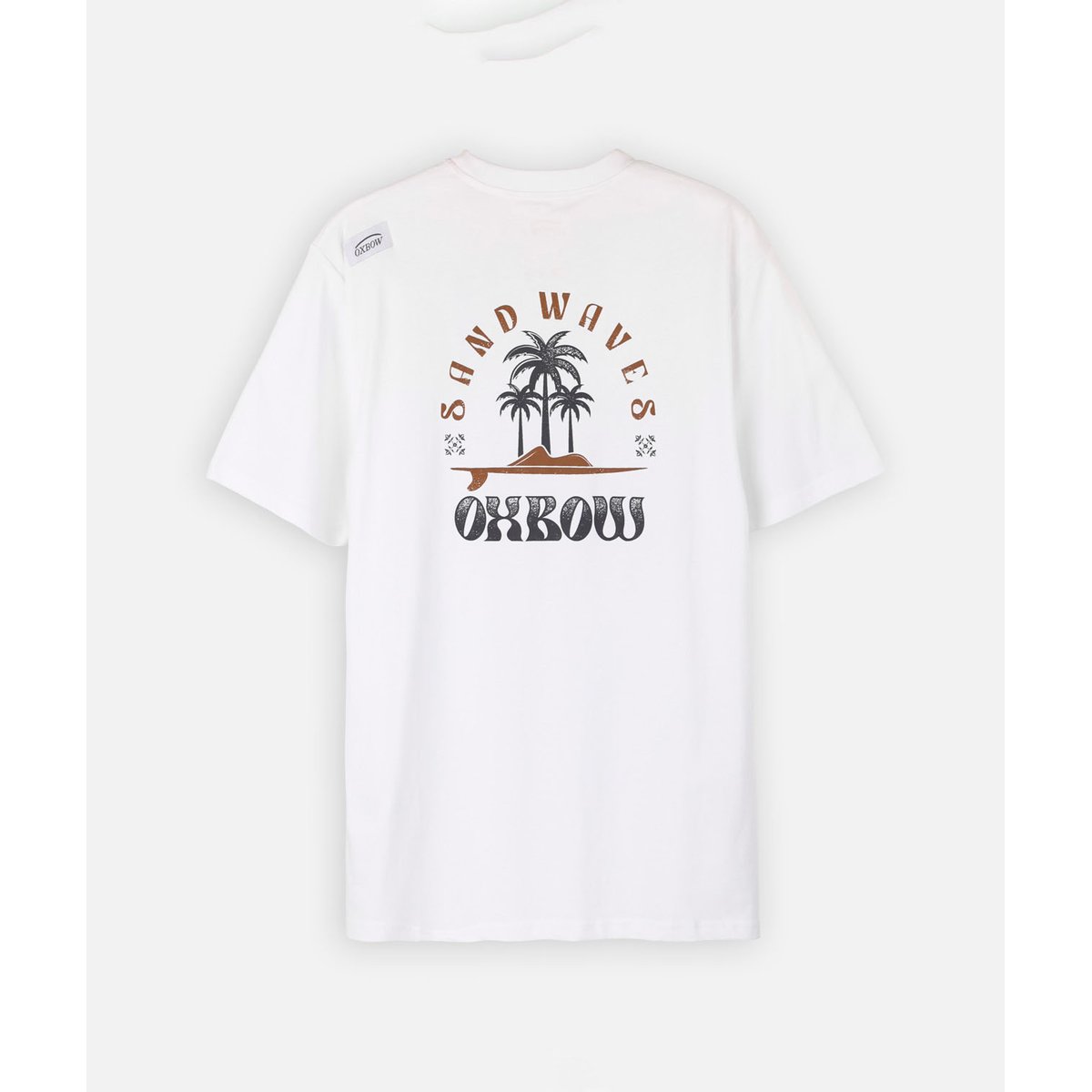 Tee-shirt manches courtes eco SANDWAVES blanc, OXBOW