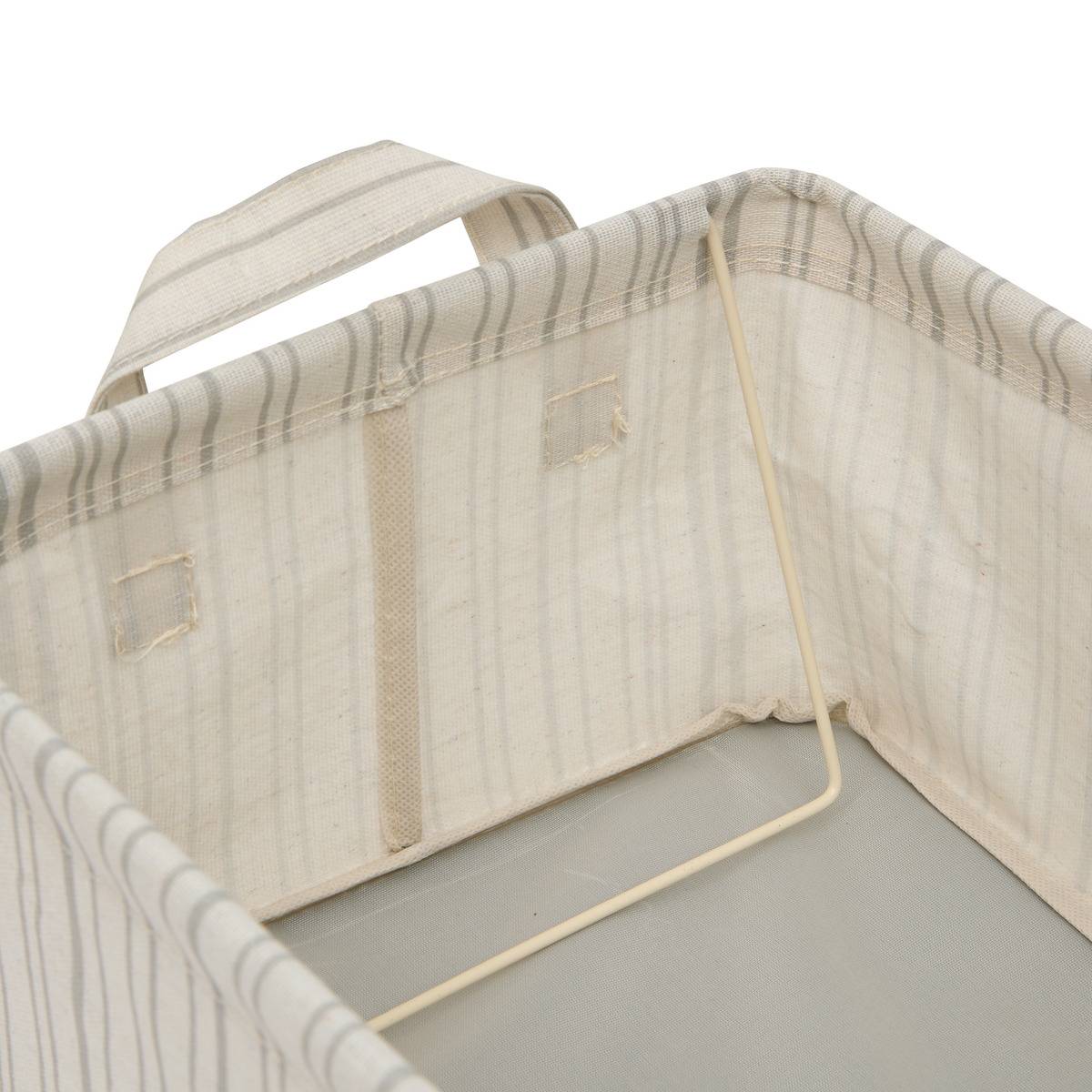 Panier de rangement rectangulaire SILNEA beige lin, 5FIVE SIMPLY SMART