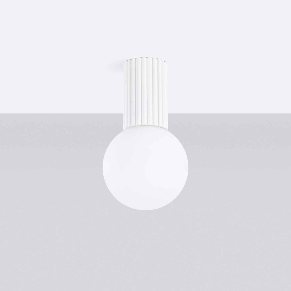 Plafonnier Aluminium Blanc G9 1 Halo blanc, EDEN