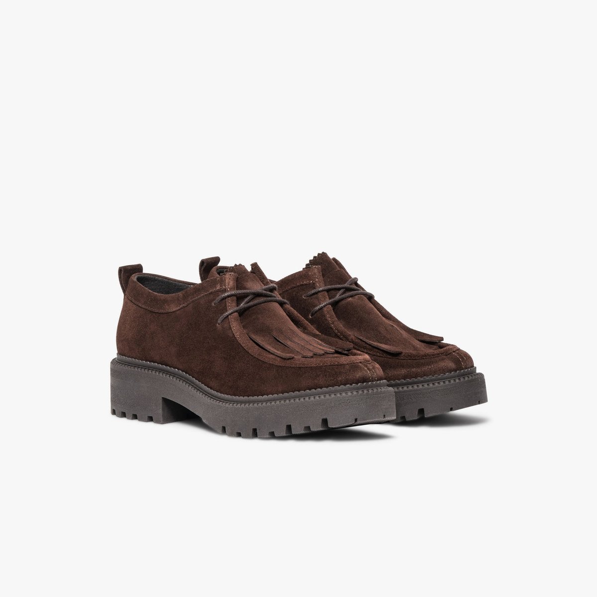 Derby en cuir CARRYLIE marron chocolat, BOCAGE