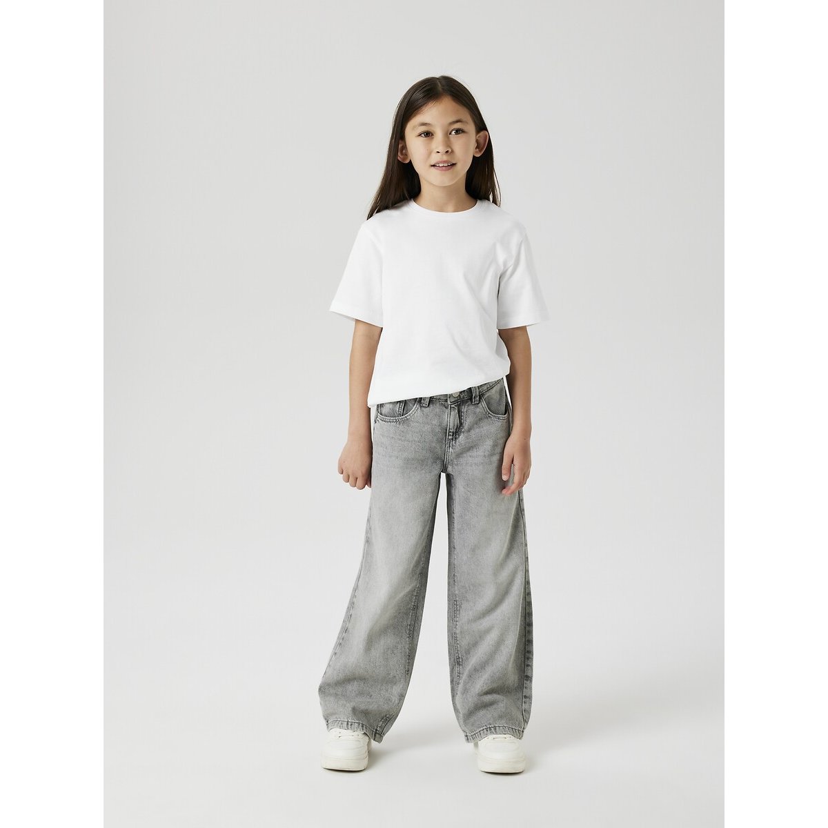 Jean large gris denim, NAME IT