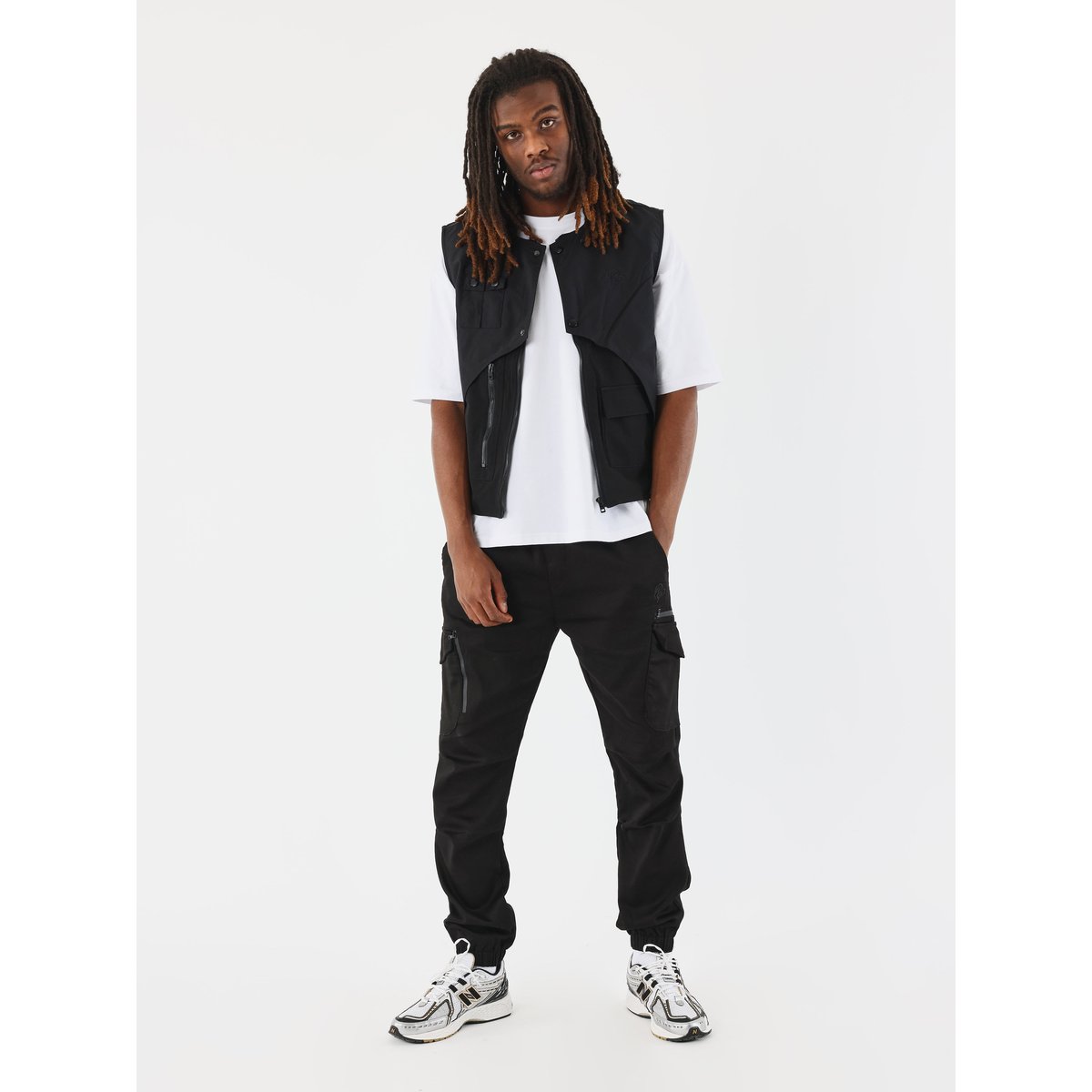 Veste sans manches superposer noir, PROJECT X